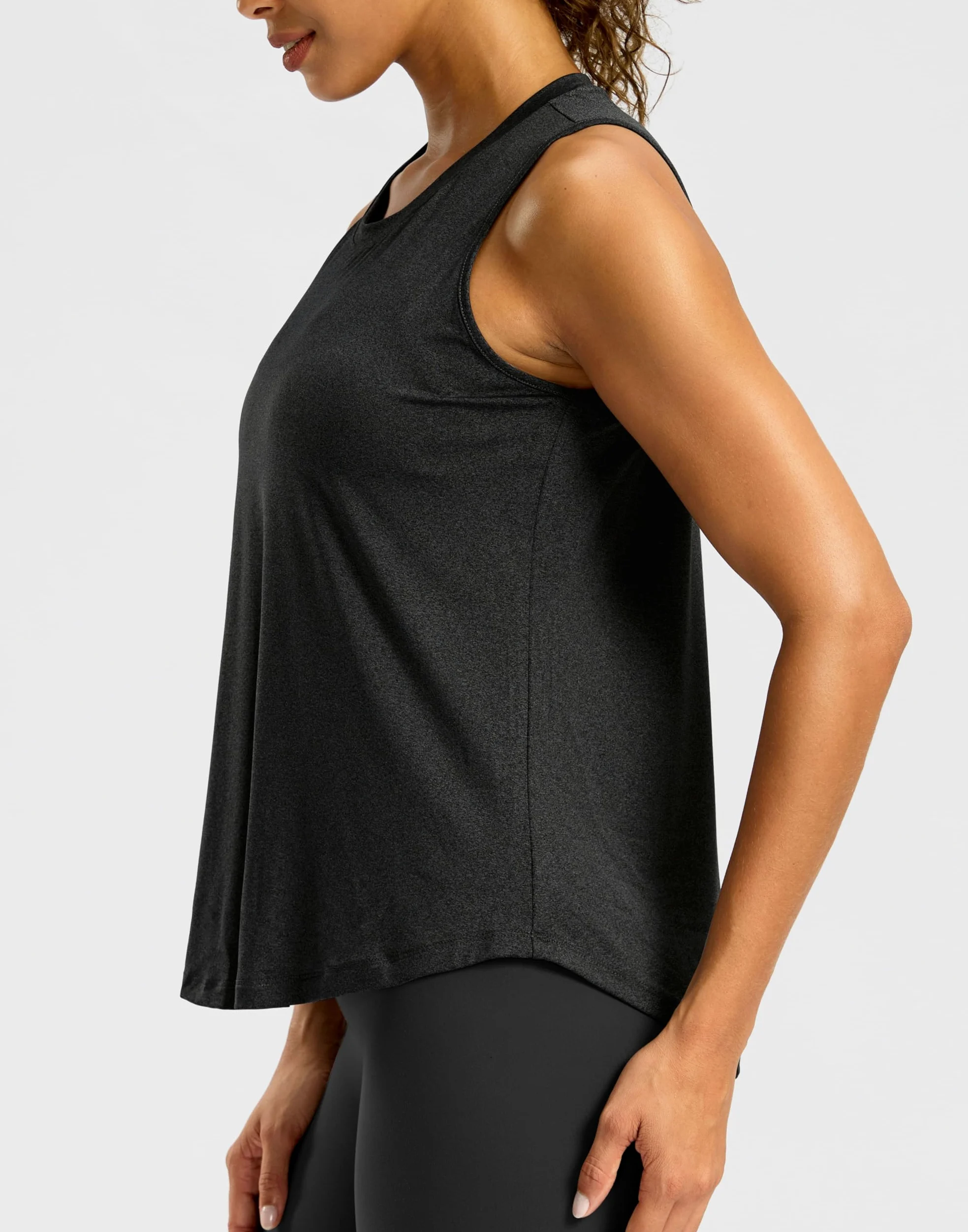 G Gradual Camiseta sin mangas de entrenamiento para mujer, sin mangas, atlética, para yoga, cuello alto, secado rápido, para correr, tenis, deportes