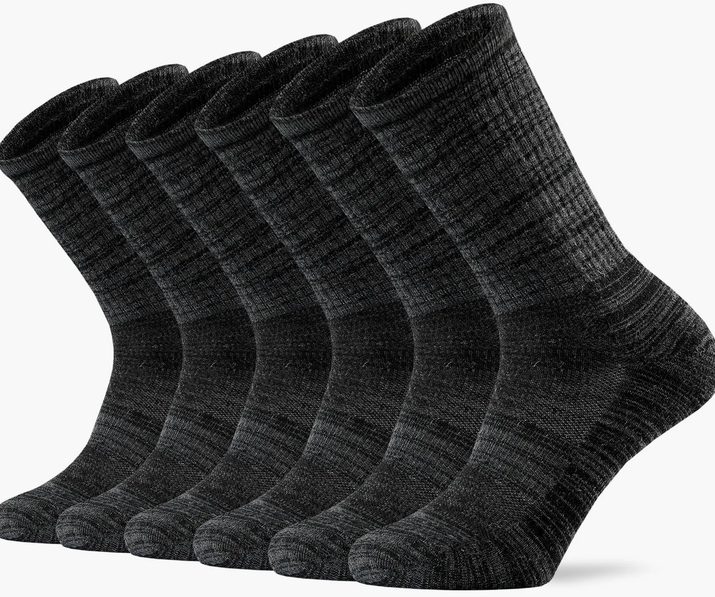 Ortis Calcetines de lana de merino para hombre, para el aire libre, para senderismo, 4 unidades