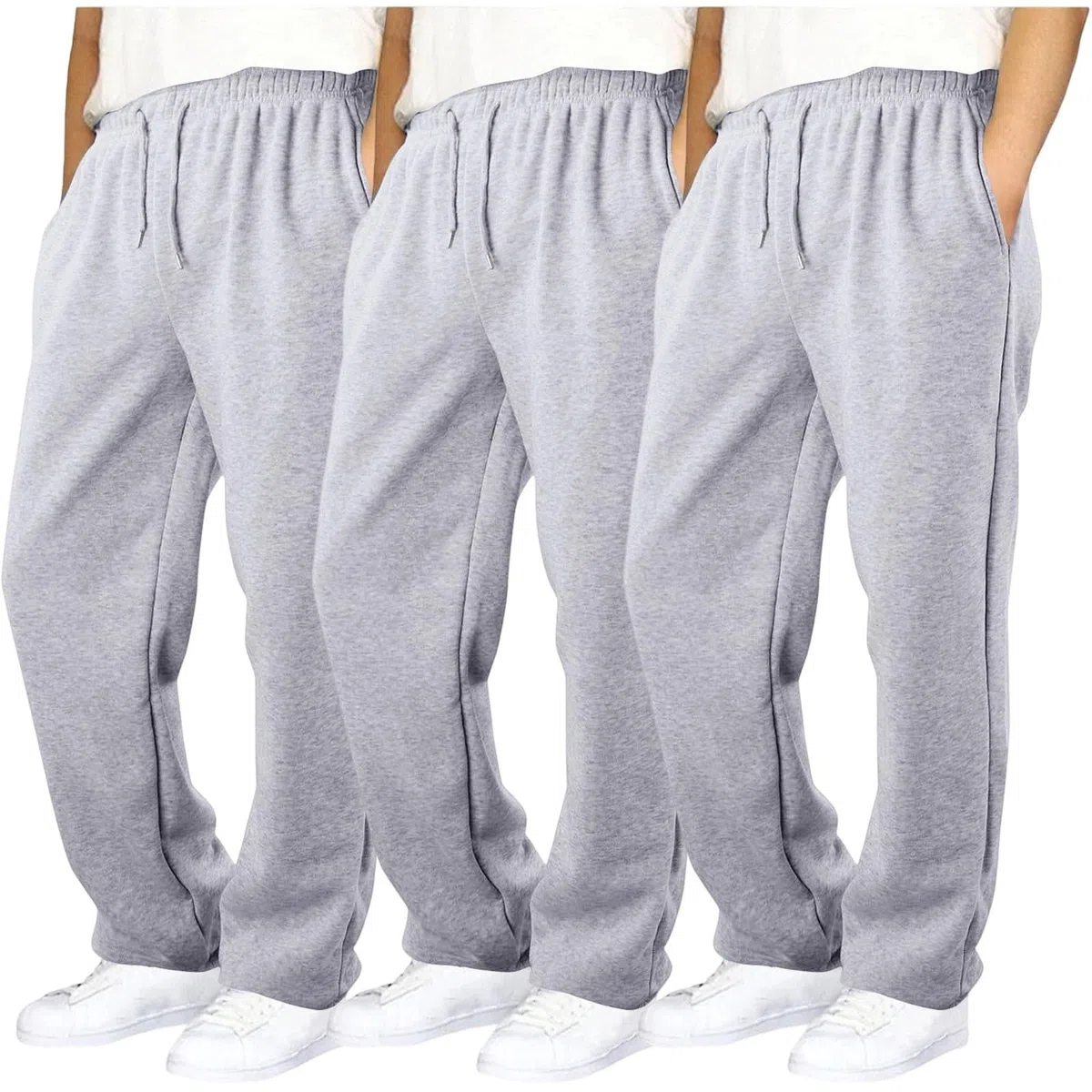 WINWUQB - Pantalones deportivos casuales para niños, paquete de 3