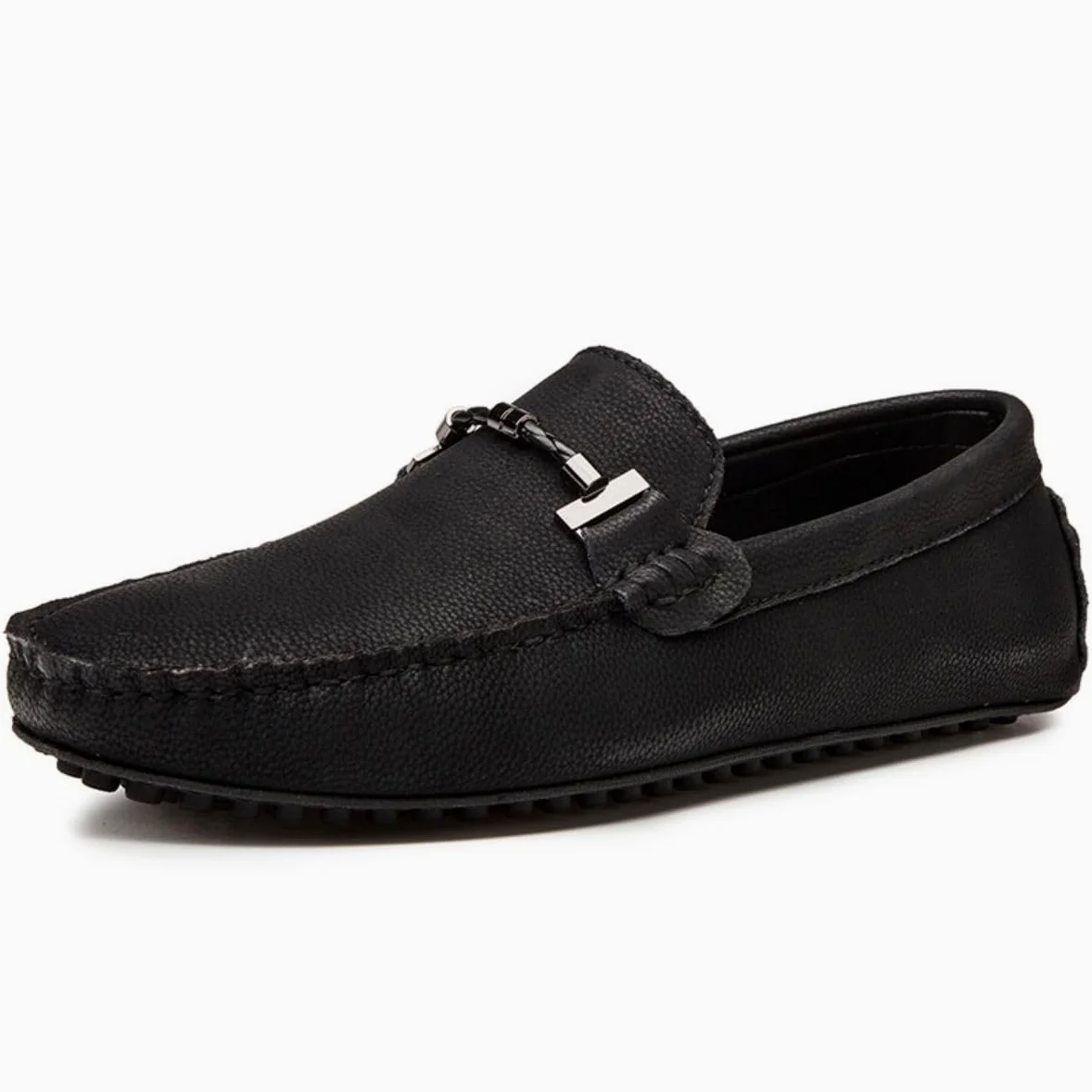 Mocasines para Hombre de Cuero Moda Slip-on Shoes Driver Shoes Casual Flat Shoes 38-49 EU