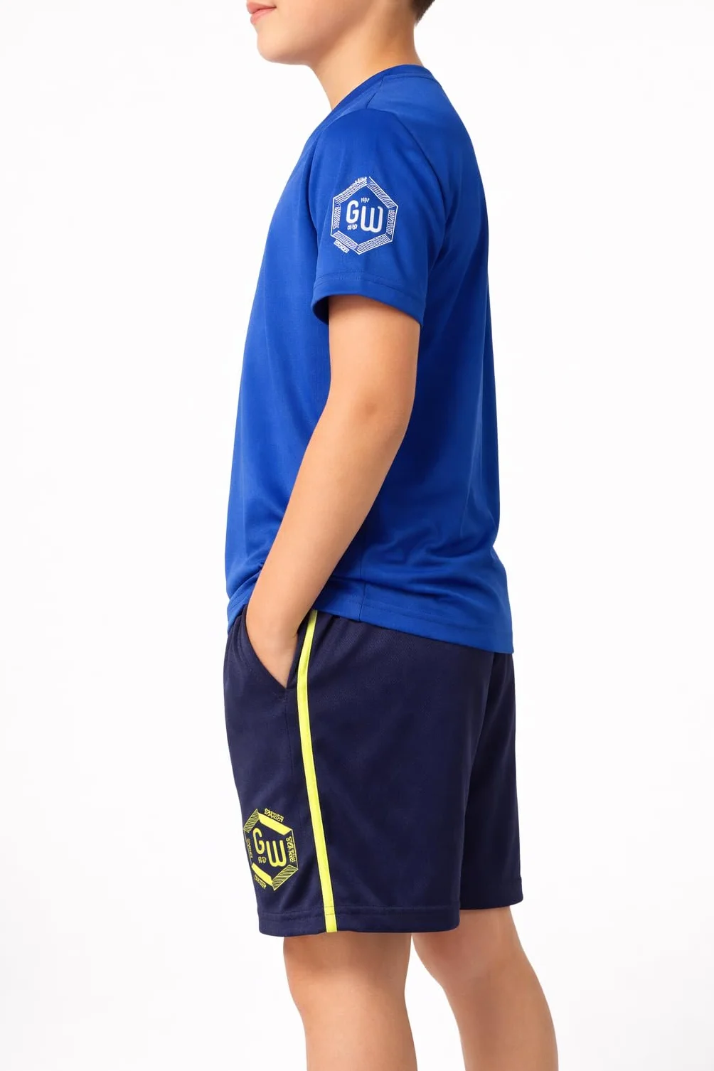 Conjunto Deportivo Niño de 3 piezas, Chándal, 2 Camiseta Manga Corta y 1 Pantalón Corto - De 6 hasta 14 años