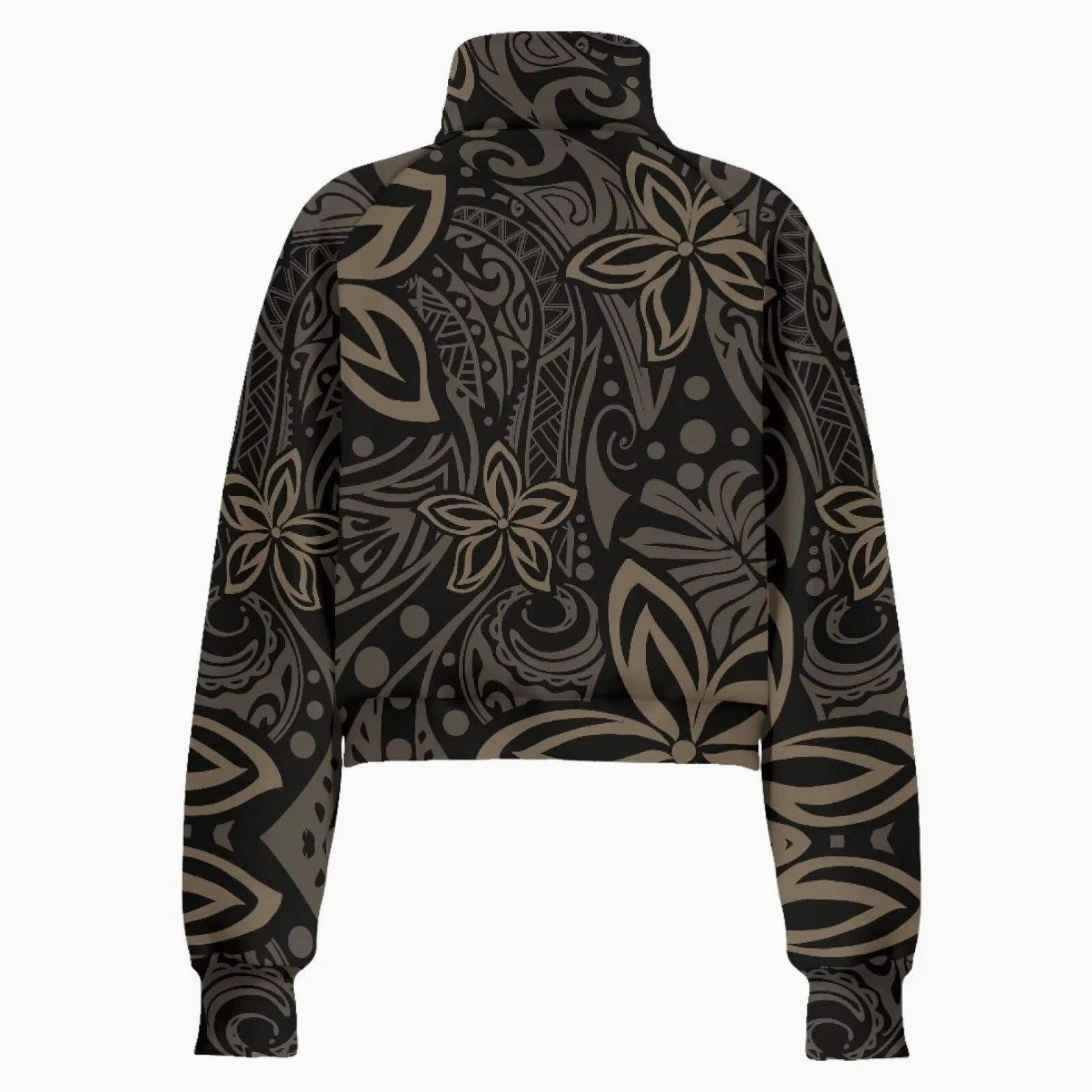 Poceacles Sudadera corta para mujer con 1/2 cremallera, agujero para el pulgar, cuello alto falso, sudadera con capucha suave para uso casual al aire libre