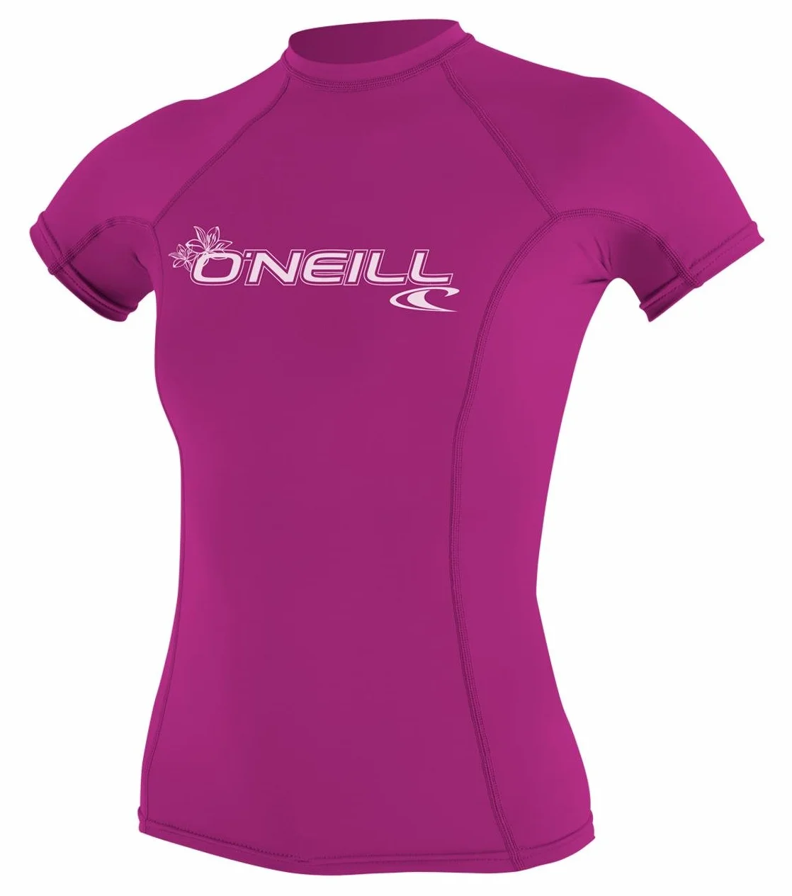 Oneill Wetsuits O'Neill - Camiseta de Neopreno para Mujer con protección UV, Manga Corta, Cuello Redondo