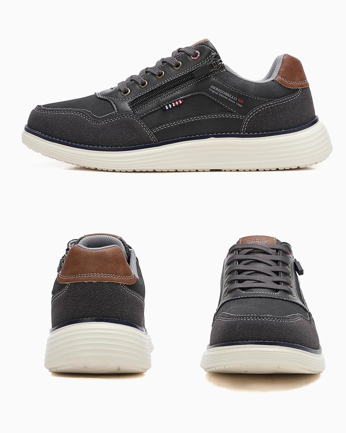 ARRIGO BELLO Zapatillas Hombre Zapatos Casual Deportivas Caminar Vestir Gimnasio Moda Cómodo Sneakers Talla 41-46