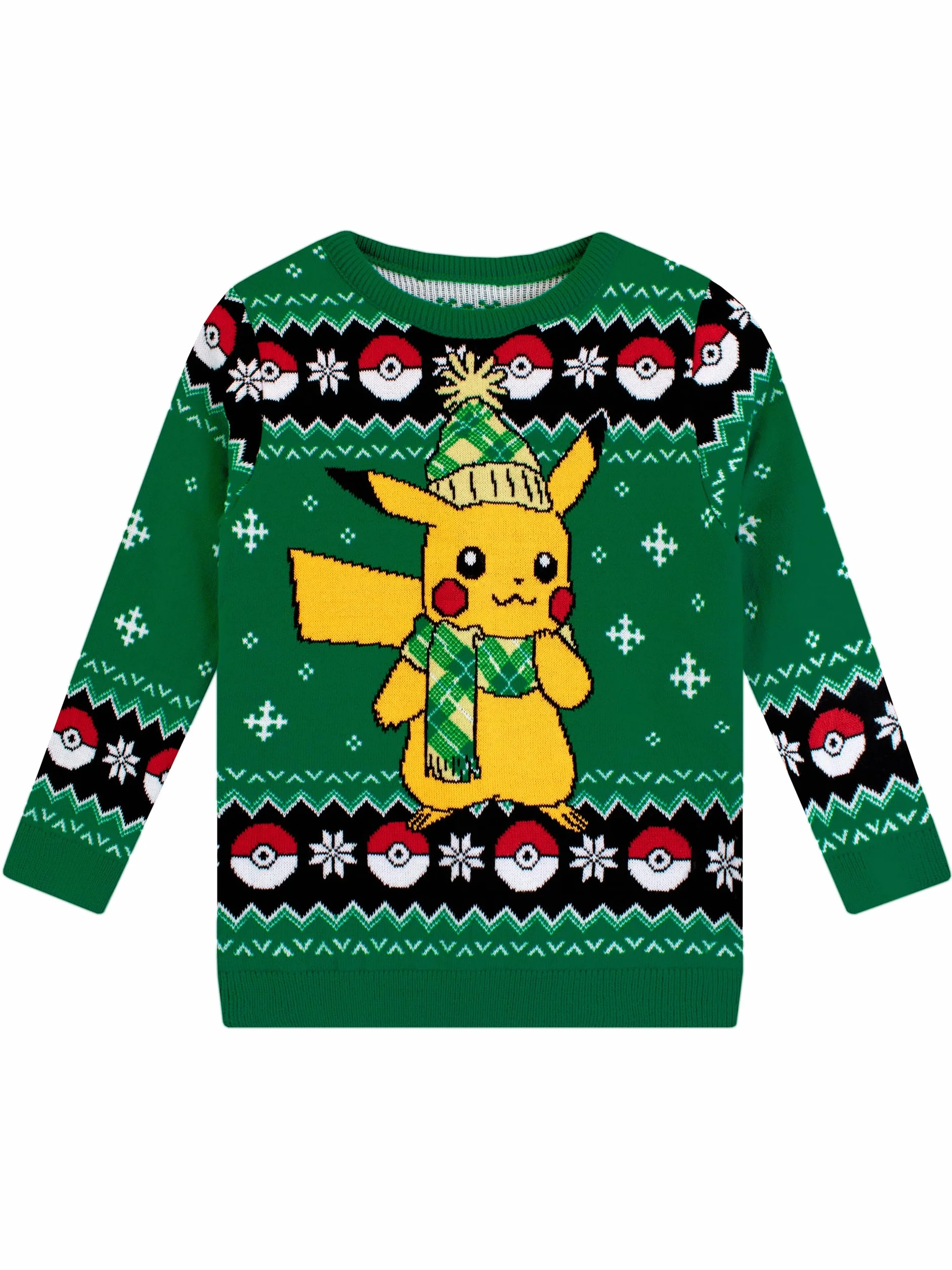 Camiseta Pokémon Navidad Pikachu para niños