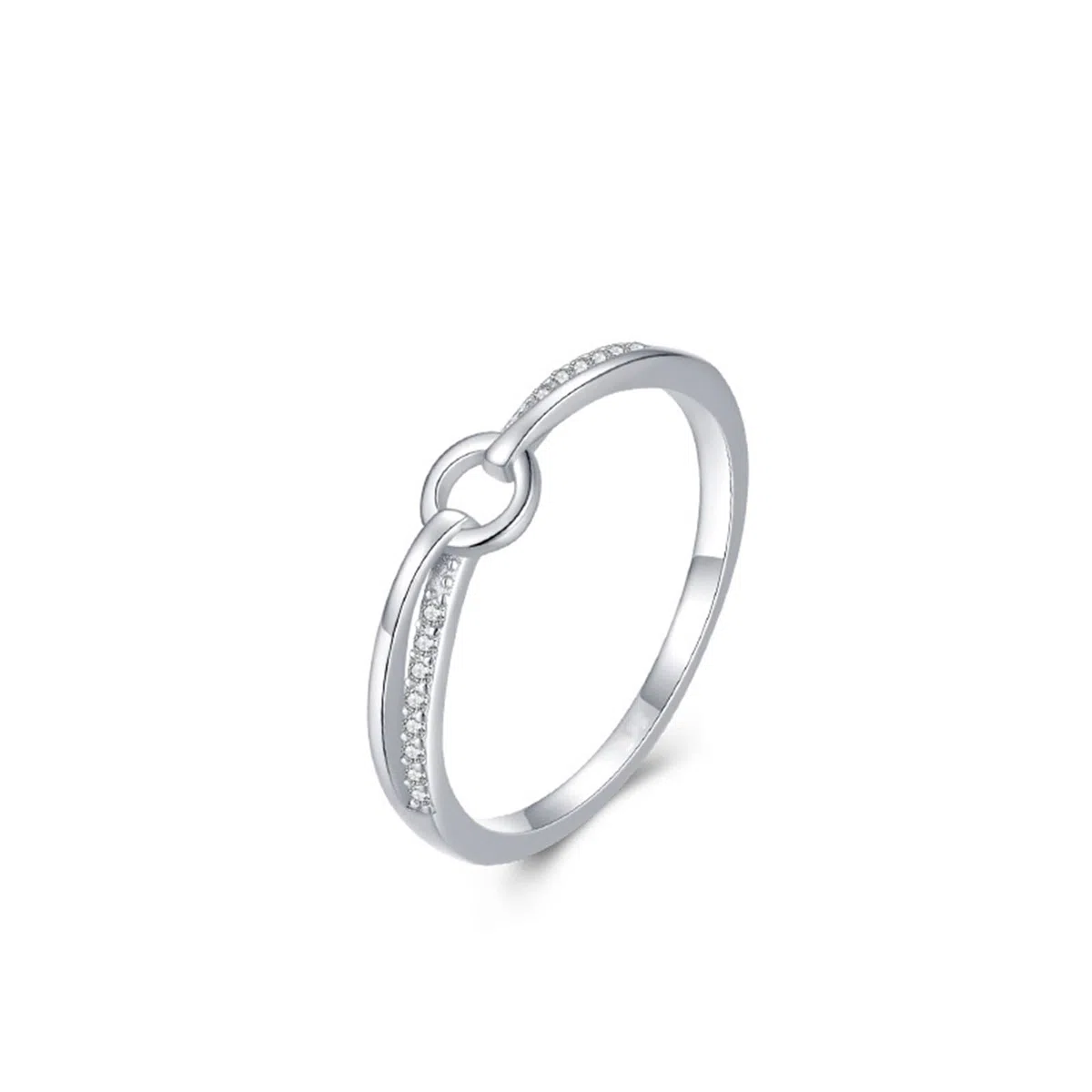 Alianzas de oro para mujer, diamante cultivado en laboratorio, anillos de boda, oro blanco, anillo de boda para mujeres