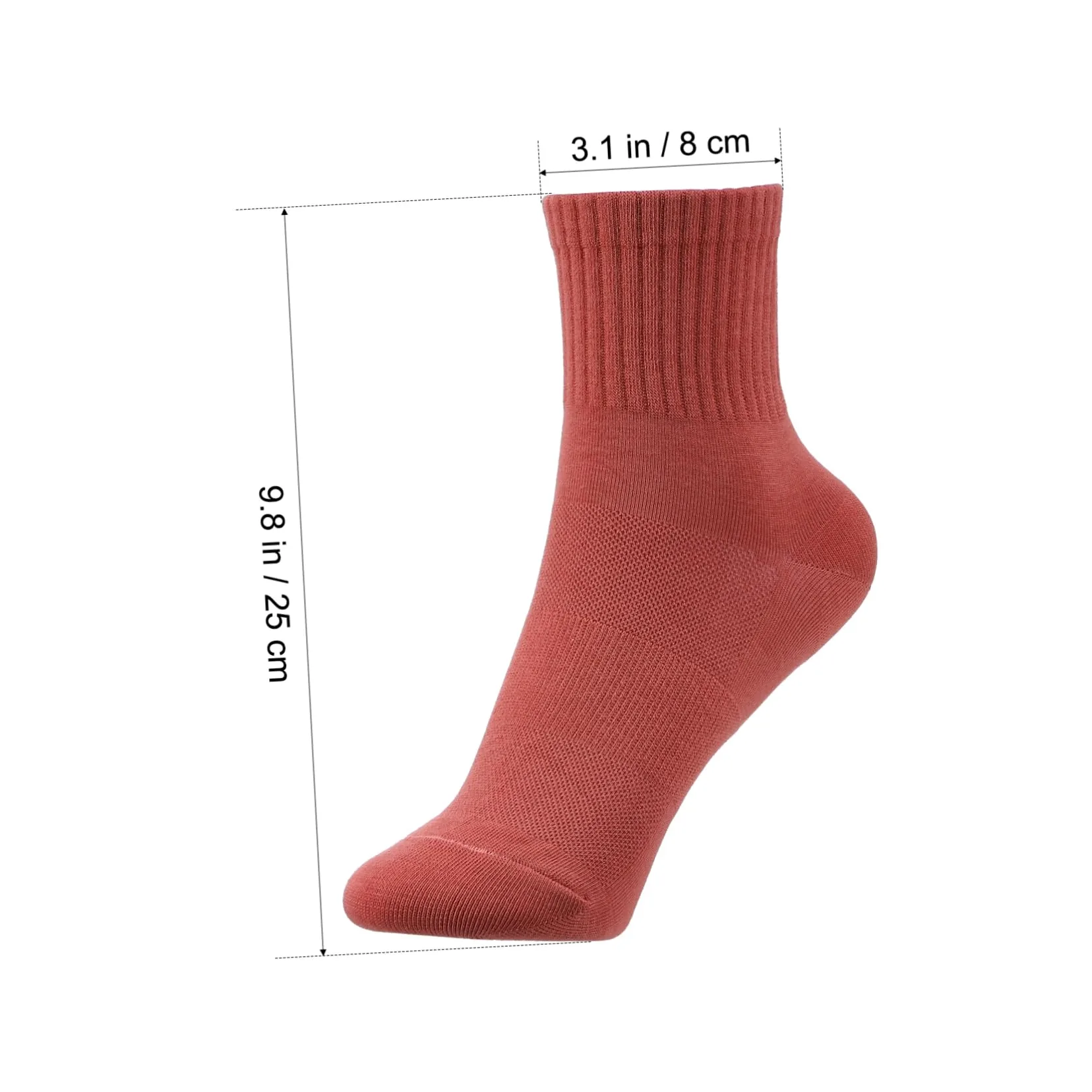 Didiseaon 10 pares Calcetines de Algodón para Mujer de Medias Tobilleras Transpirables de Alta Absorción de Sudor Sujeción Elástica y Fino para Diario y Deporte