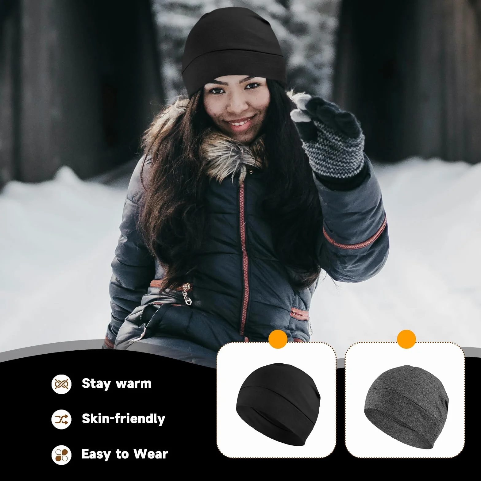 Gorro Transpirable Algodón para Hombre Mujer Running, Casco Bicicleta Moto, Durag Bajo Casco Ciclismo Multifuncional