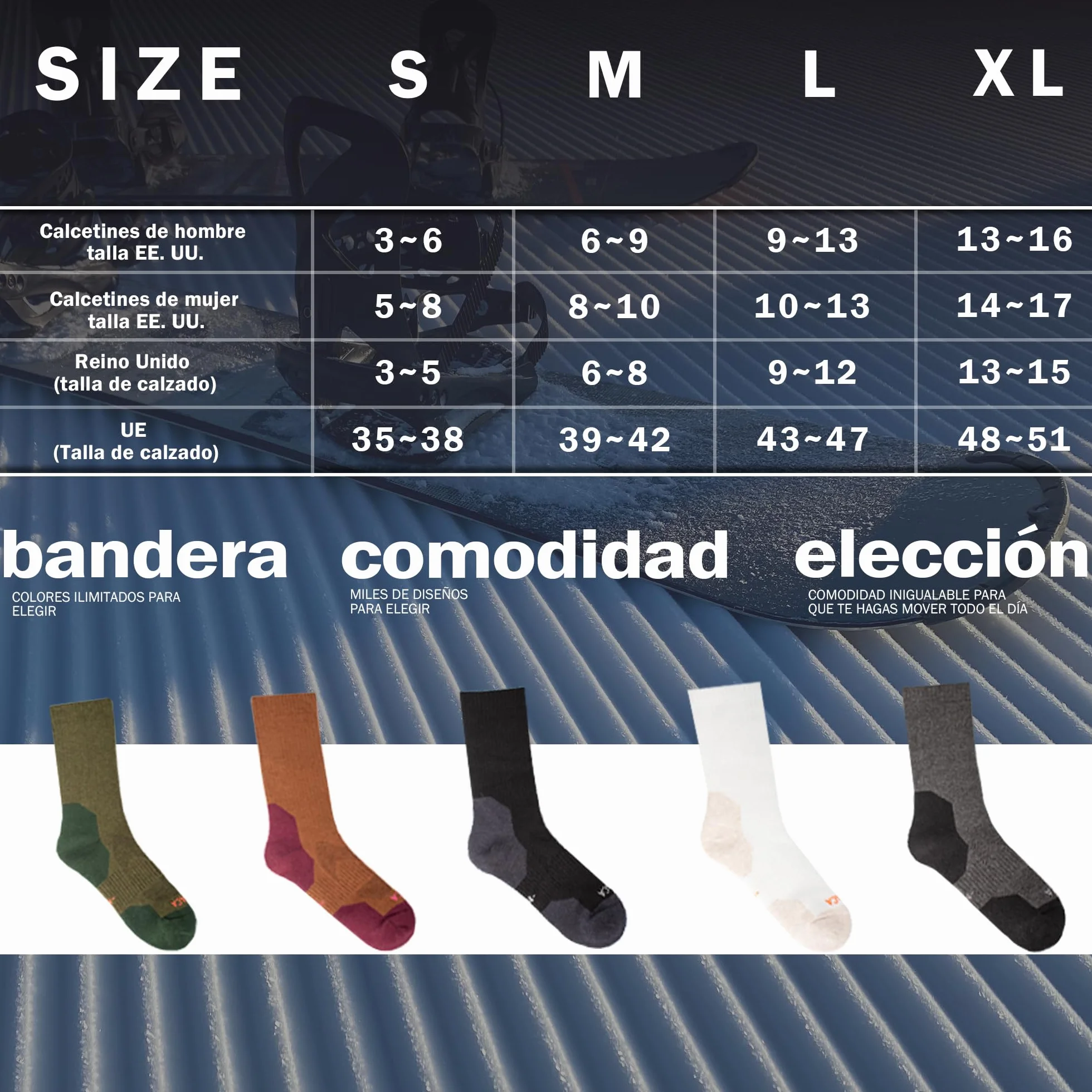 ineepor Calcetines Termicos de Alpaca Mujer Hombre Calcetines Compresion Invierno Transpirables para Deporte Running Senderismo Trail Esqui 35-51 2 Pares