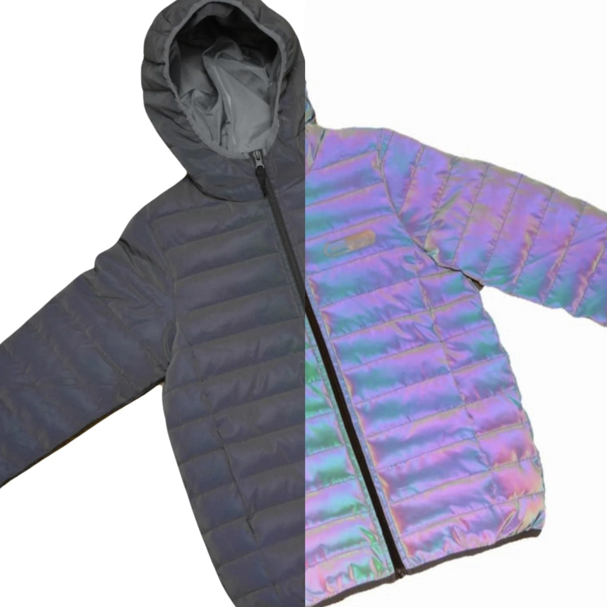 Chaquetas acolchadas reflectantes para niños