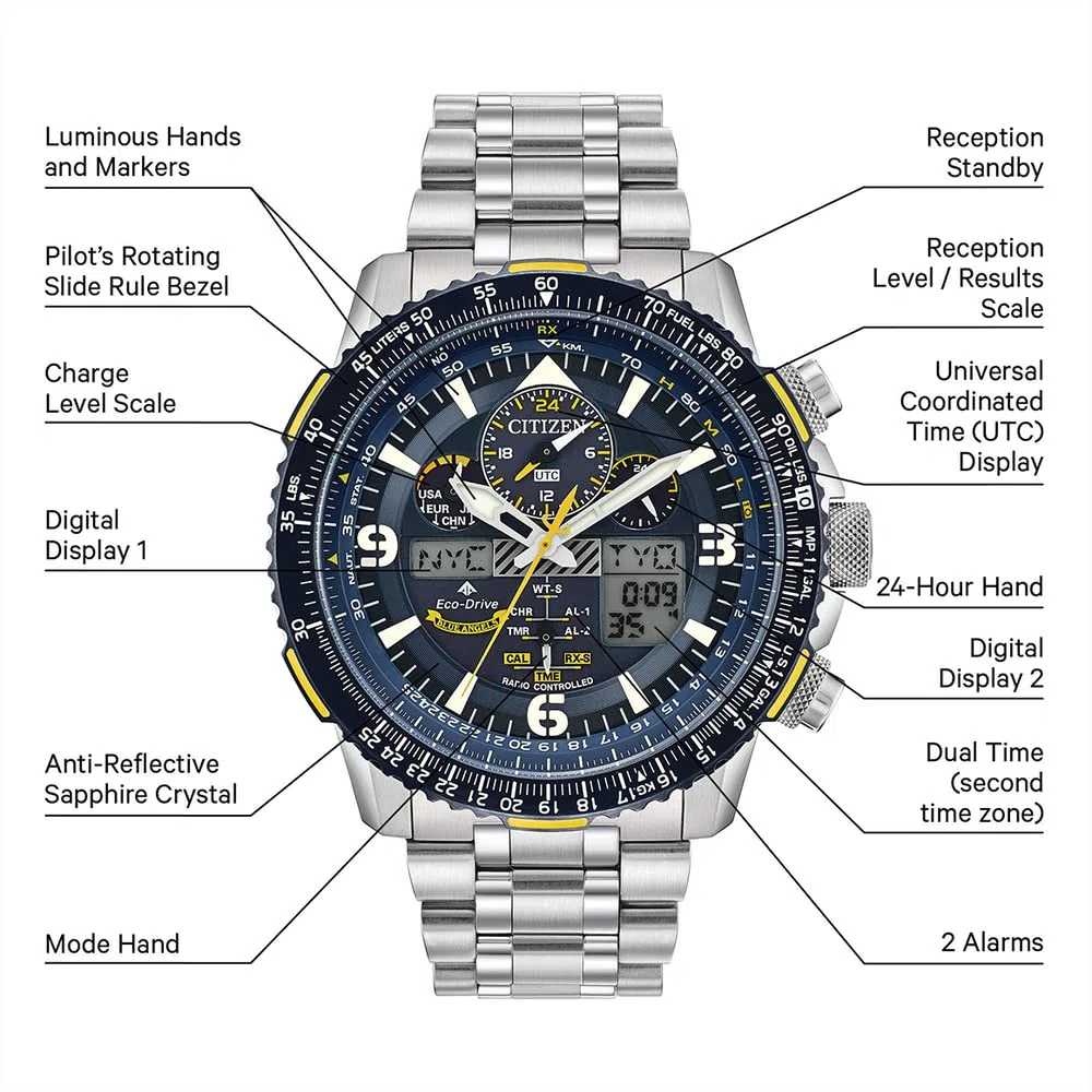 Citizen Herren-Uhren Analog Funk 32022712