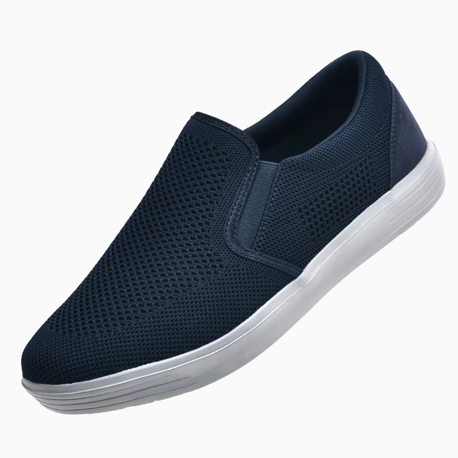 konhill Hombres Casual Transpirable Cómodo Malla Caminar Zapatos Vestido Sneaker Mocasines Slip On Zapatos Entrenadores