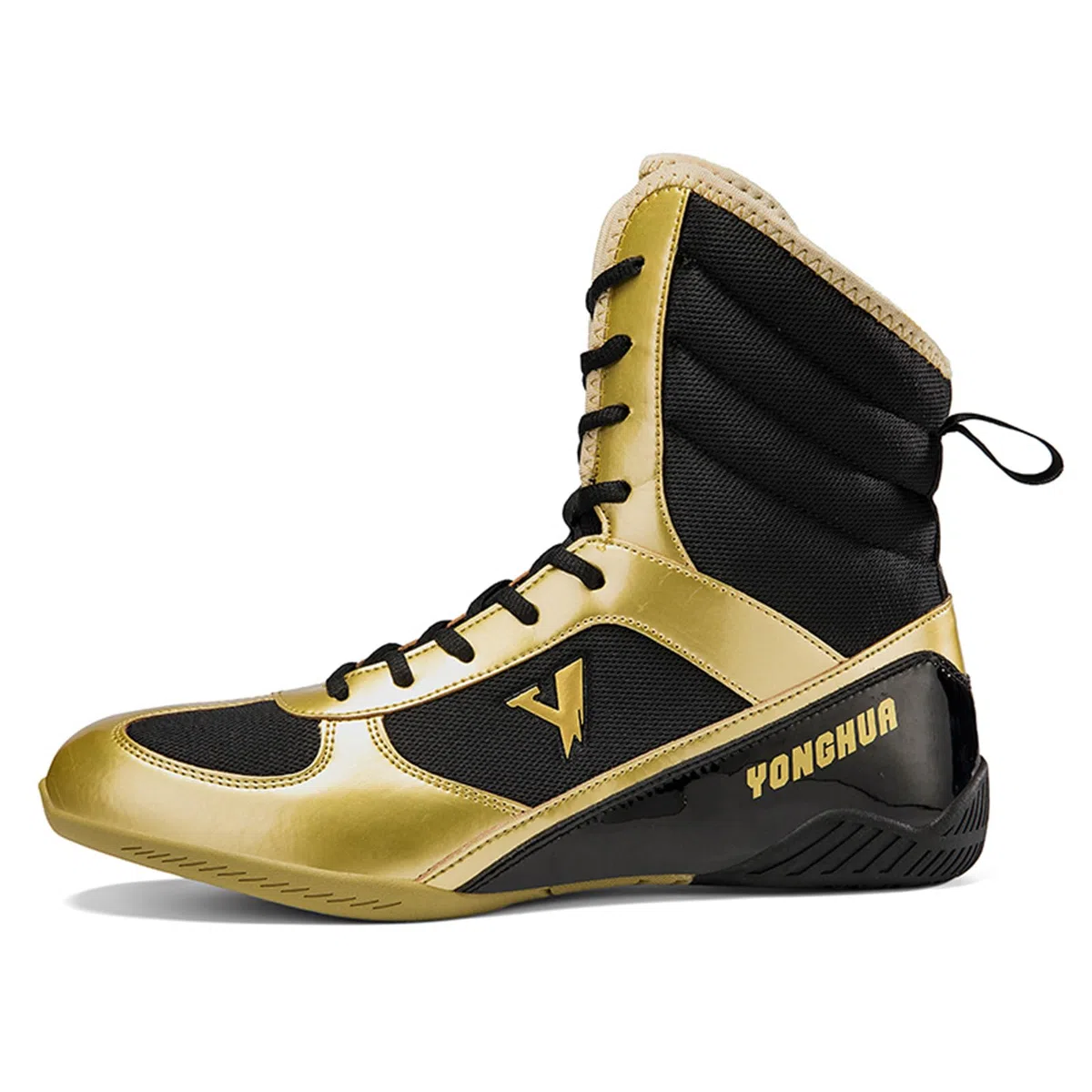 Zapatillas Boxeo Hombre Caña Alta Zapatos Lucha Libre Profesional