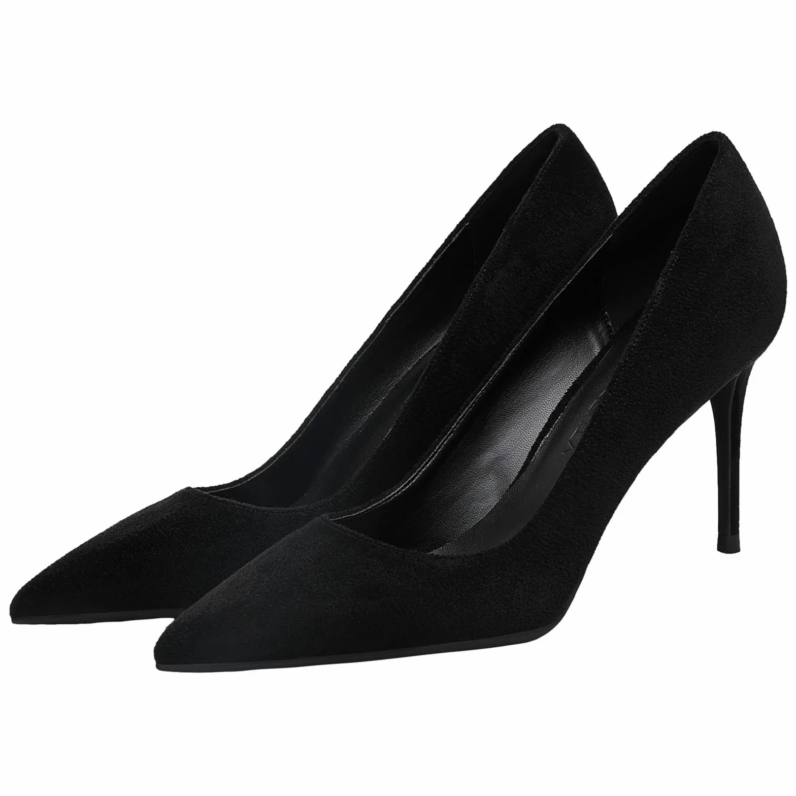 Mujer Terciopelo 5CM/8CM Tacones Altos Elegante Puntiagudo Pumps Zapatos de Oficina