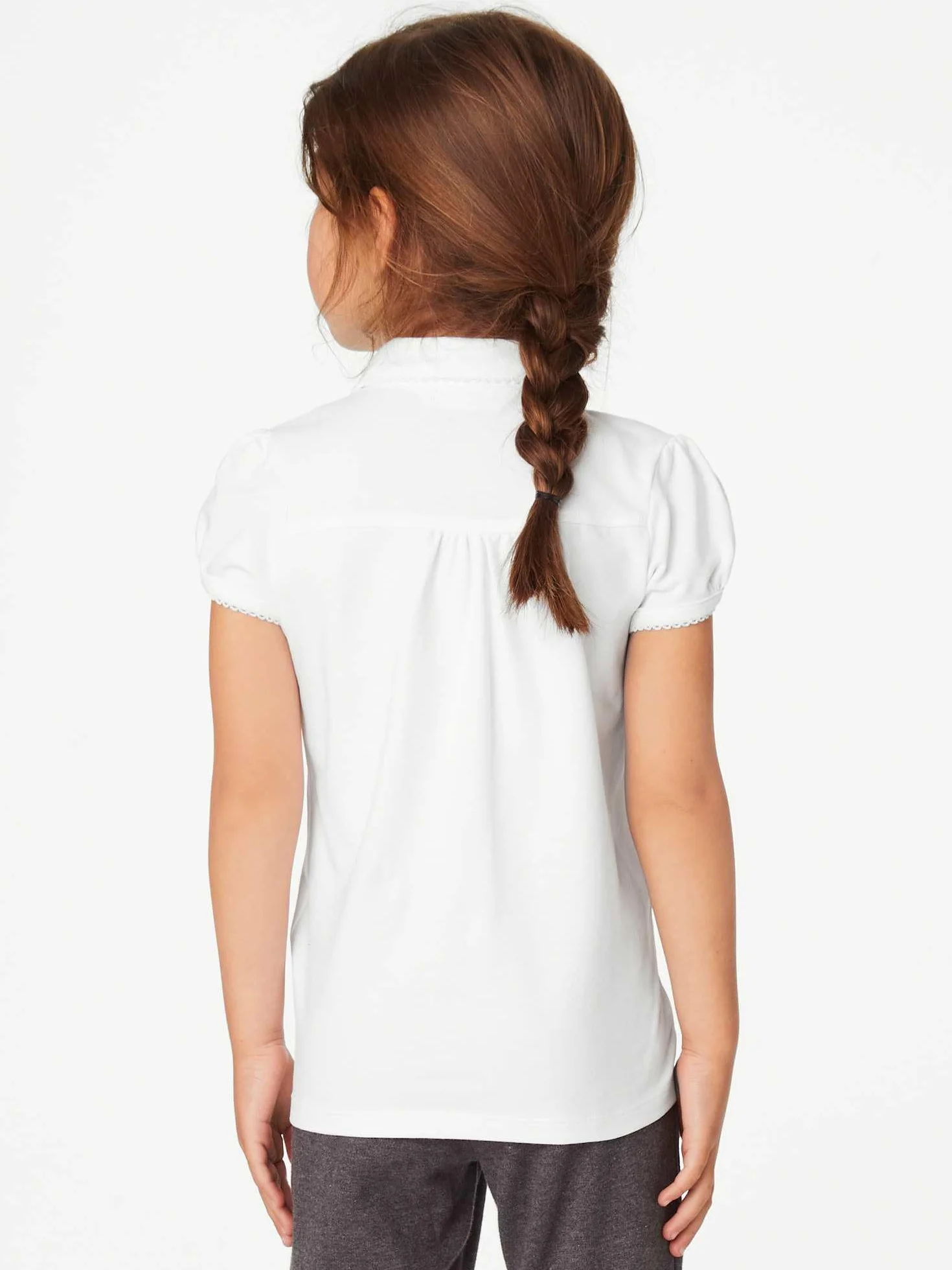 Marks & Spencer Pack de 2 Polos Escolares de Punto para Chicas (2-18 años) Niñas