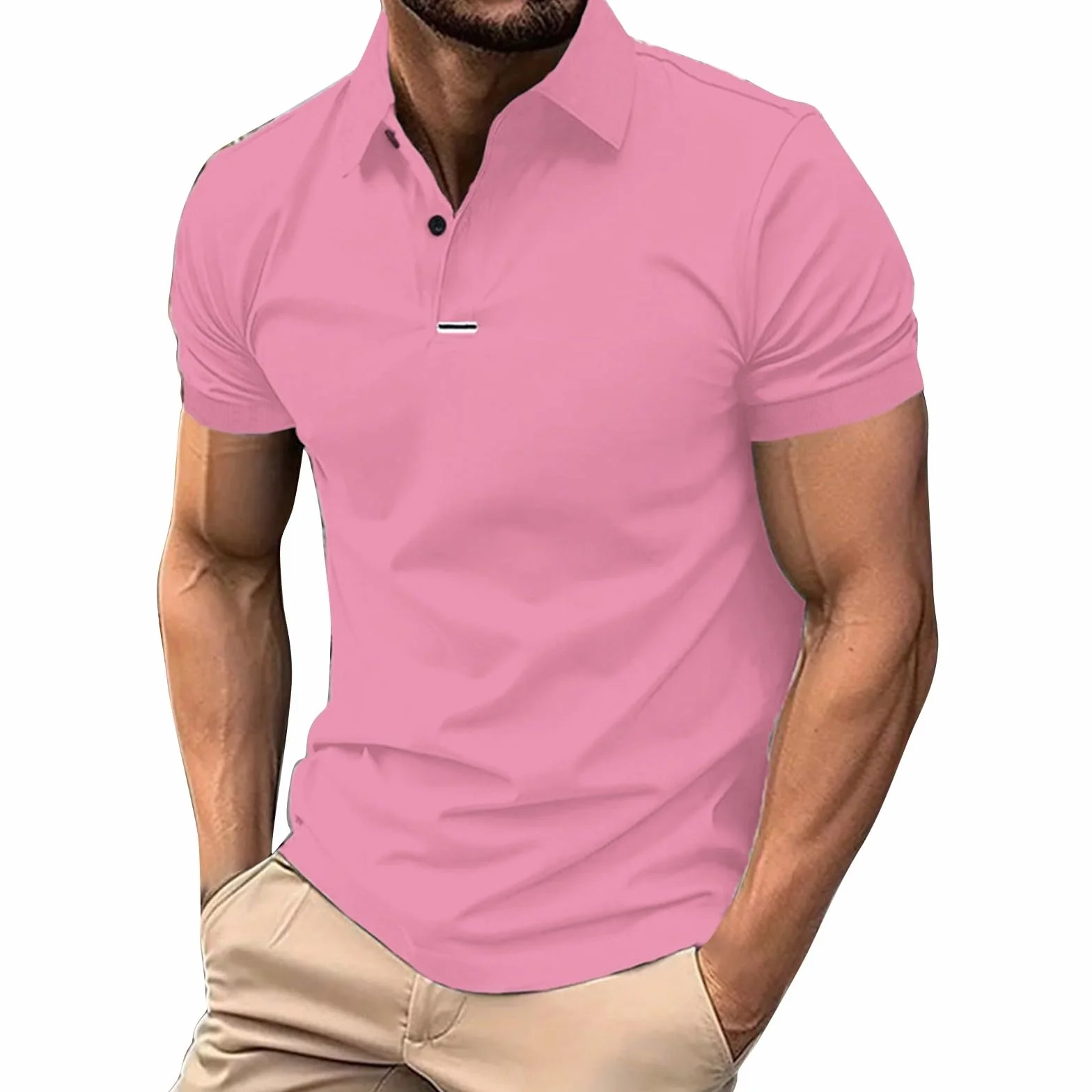 MOKBAY Camisetas Manga Corta Hombre Gym Running Deportivo Basica Slim Fit