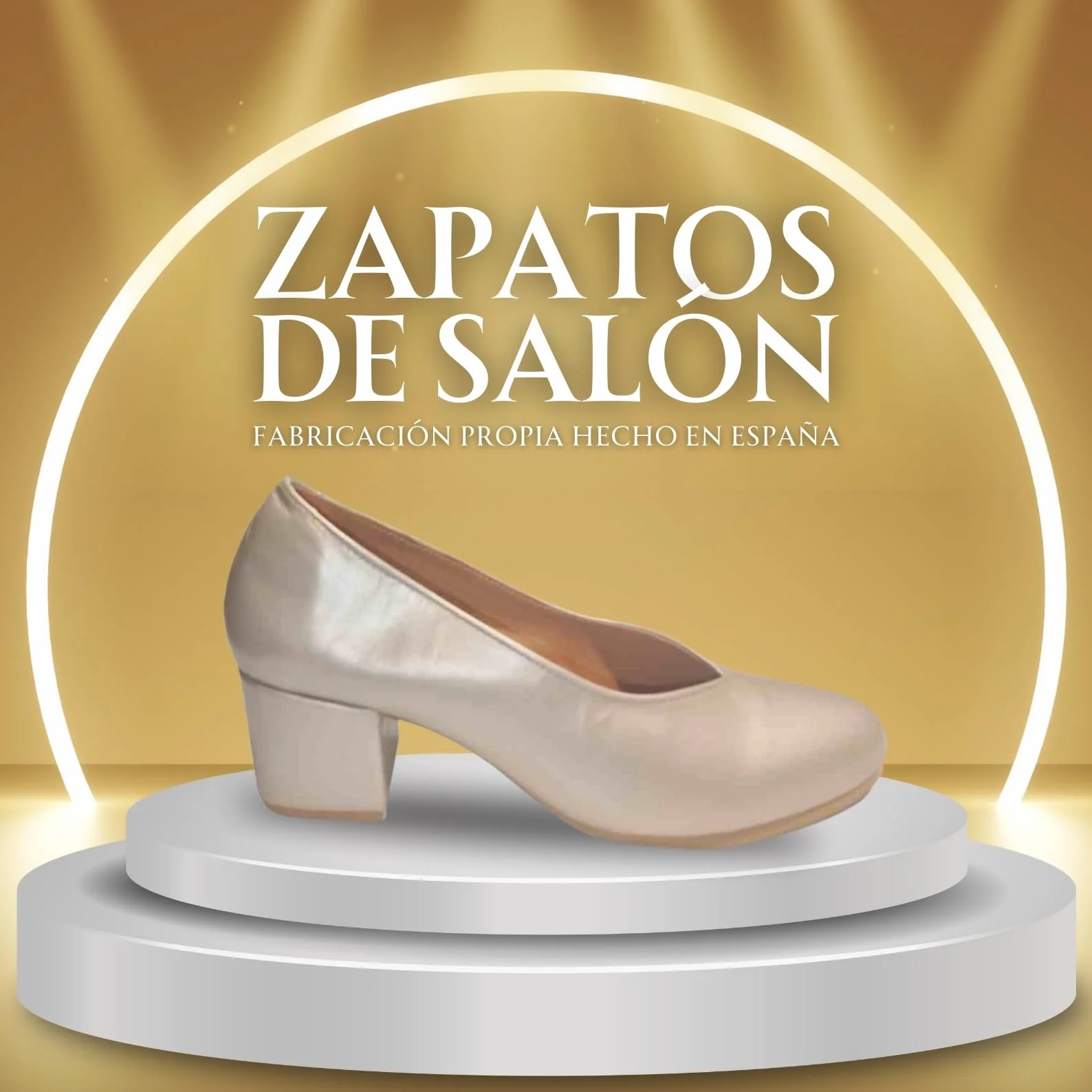 Zapatos de Salón para Mujer Cómodos 24 Horas, Zapatos de Piel Fabricación Propia Hecho en España, Tacón Bajo, Calidad y Estilo Clásico, para Azafatas y Profesionales