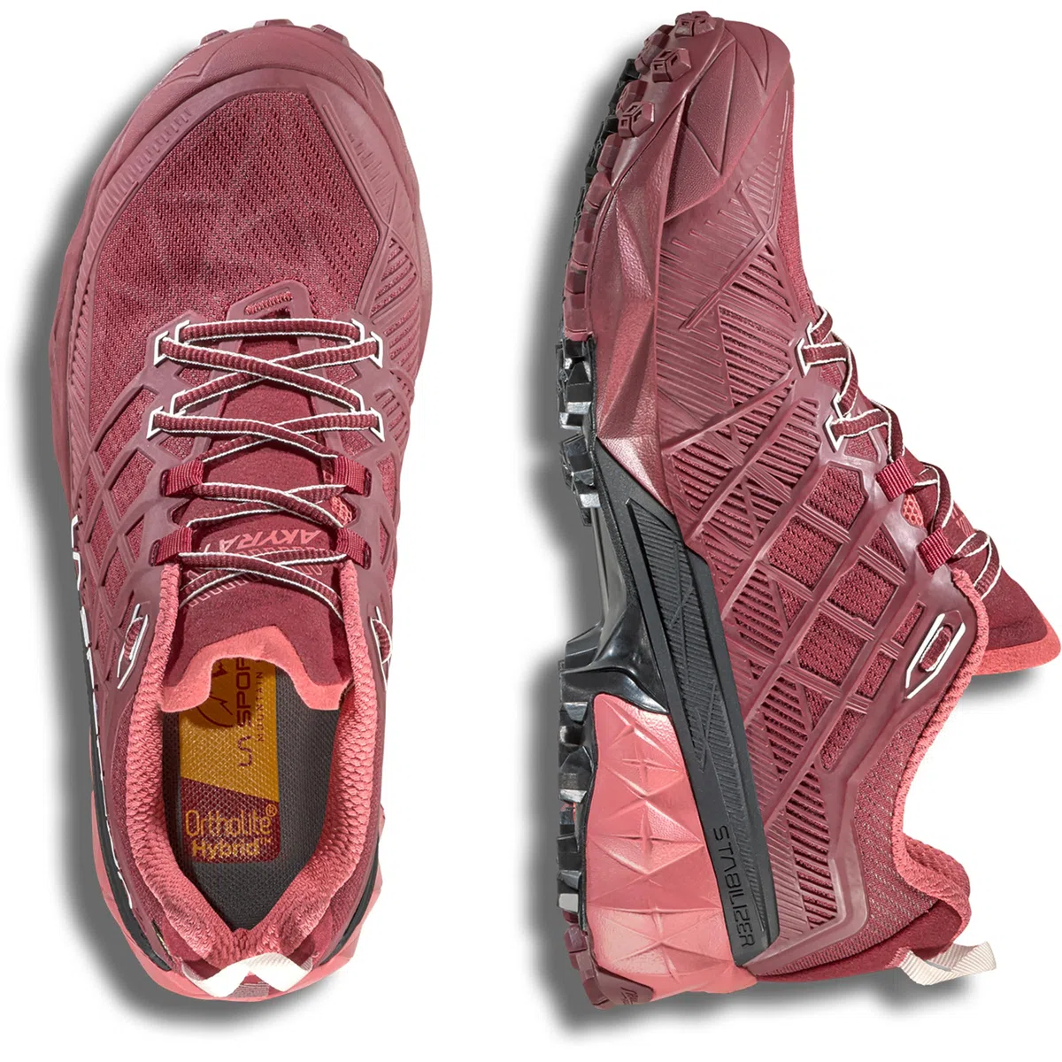 LA SPORTIVA Akyra II GTX - Zapatos de trail running para mujer, impermeables, veganos, con tiras anchas y máxima protección para senderos exigentes.