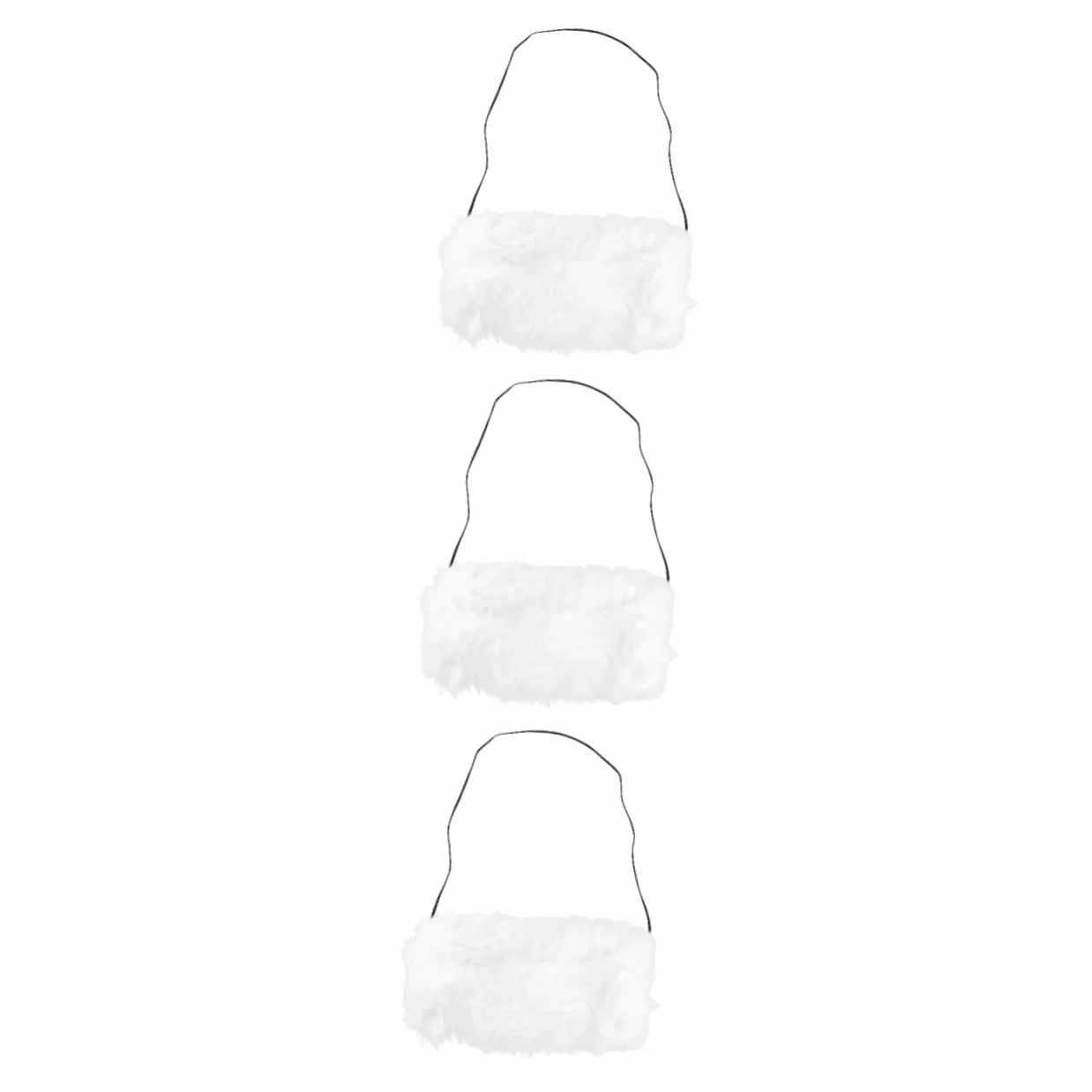 Calentador De Manos De Piel De De Imitación Silenciador De Manos Orejeras Peludas Guantes De Lana Cálidas Manos para Mujer Orejeras Calentadores De Manos Calentador De Manos