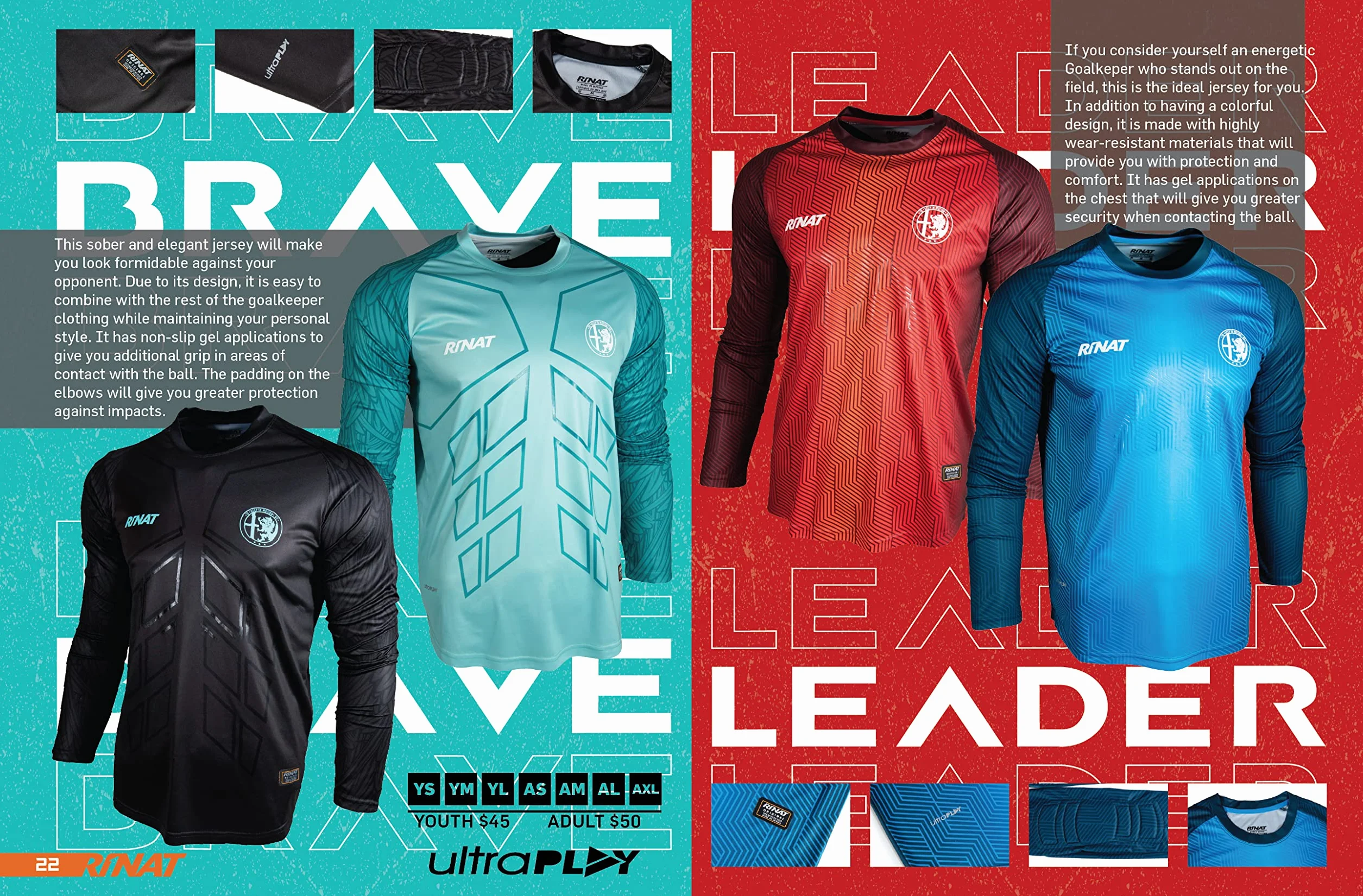 Rinat Jersey de Portero Iron Bat, Unisex Adulto