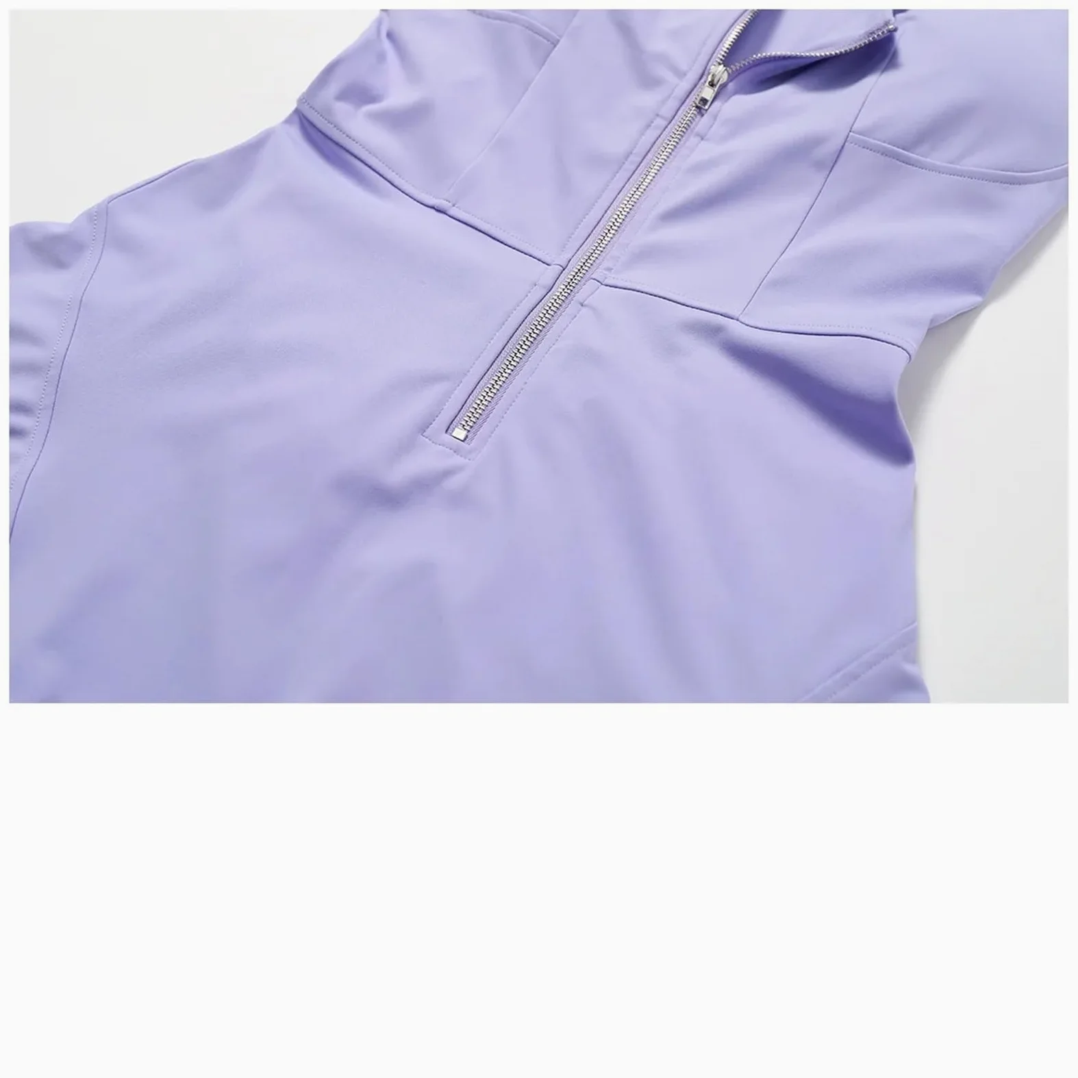 Mono de Yoga Mujer Body de Yoga sin mangas con cremallera for mujer, conjunto falda, ropa gimnasio, chándal entrenamiento realce, baile y Fitness