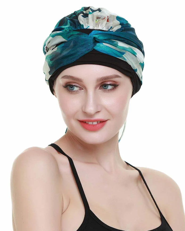 FocusCare Pañuelo de Cabeza Pre-Atado Chemo Sombrero Beanie Turbante para Cáncer