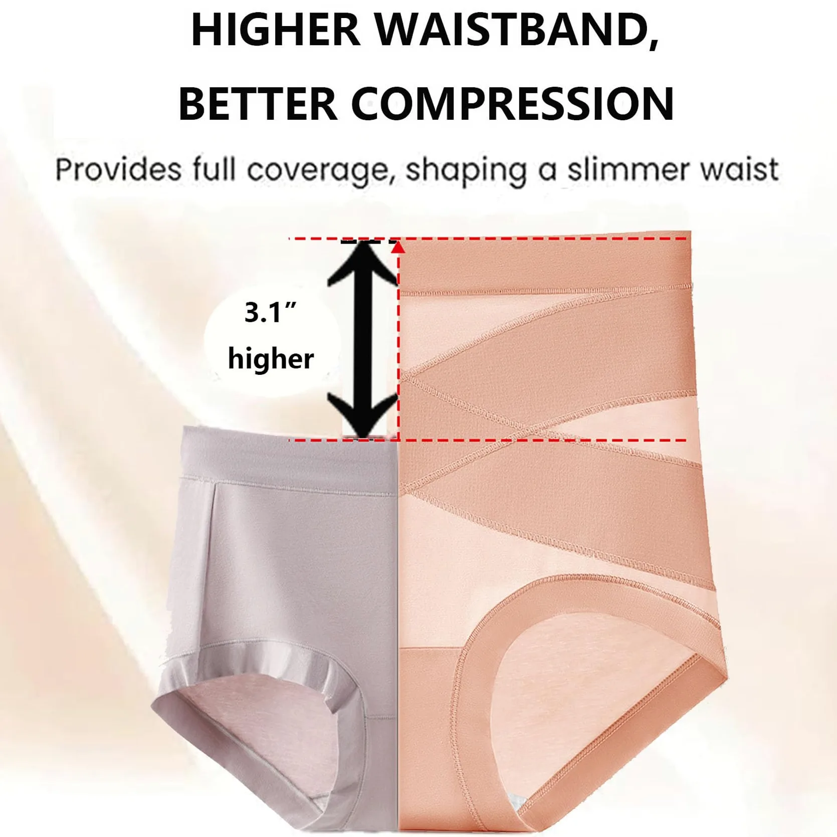 VZXATYOP Ropa Interior Moldeadora A Prueba De Fugas For Mujeres Soporte Adelgazante con Comodidad Invisible Bragas Absorbentes Sin Costuras For Incontinencia Leve