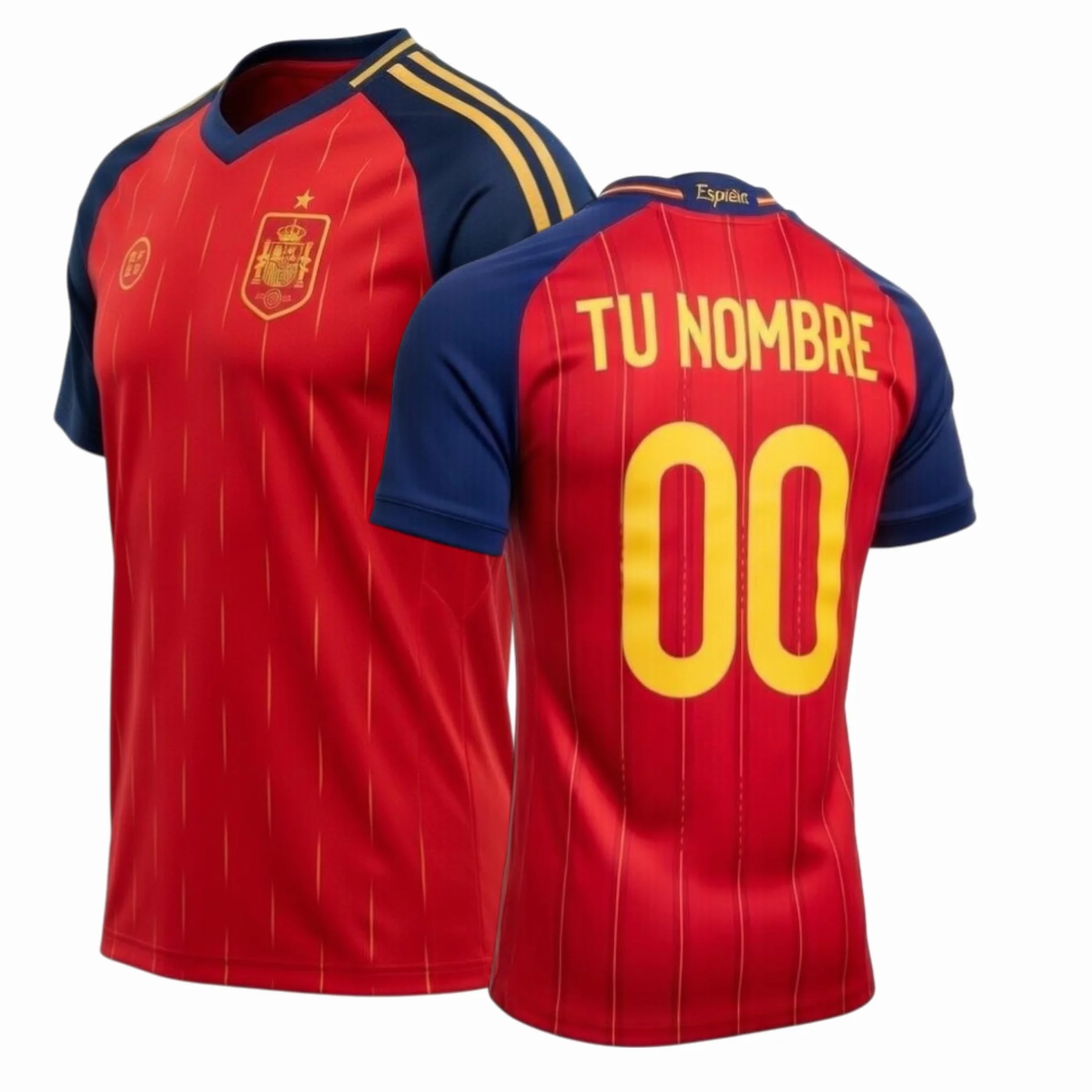 RFEF Camiseta SELECCIÓN ESPAÑOLA Mundial 2026 – Réplica Oficial | Equipación de Fútbol España para Adulto