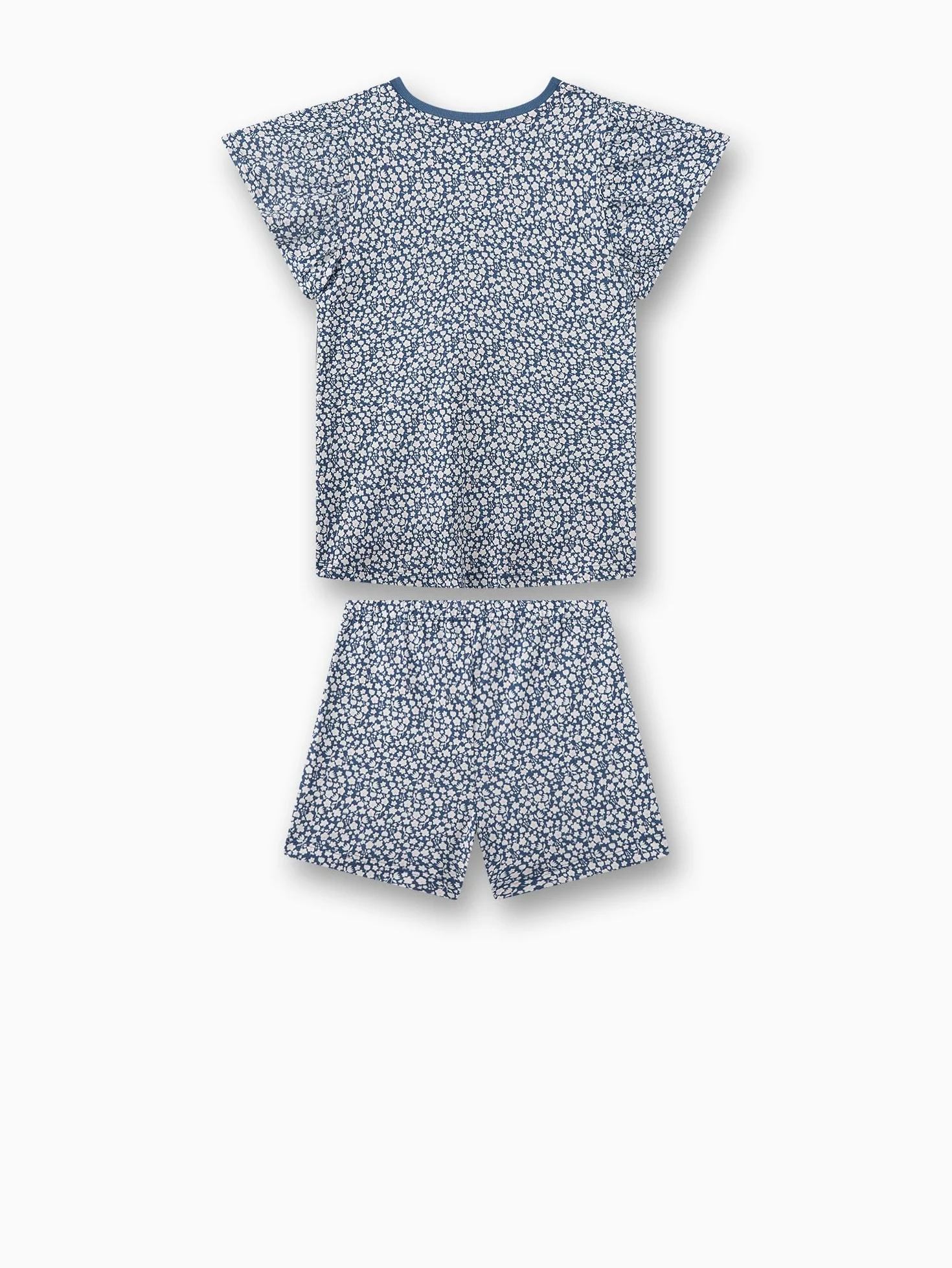 Sanetta 233769 Juego de Pijama, Azul, 128 para Niñas