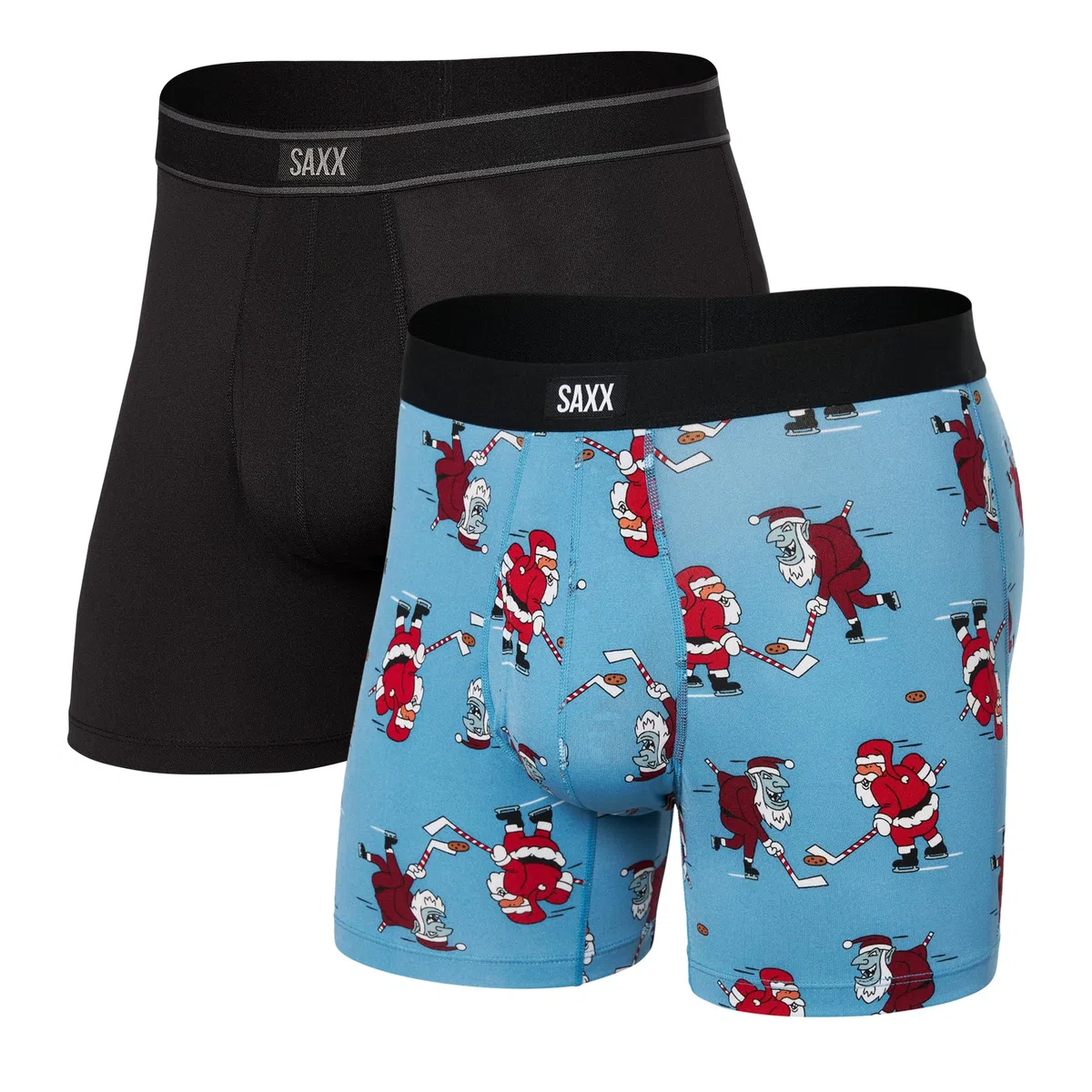 Saxx Men's Underwear Ropa Interior para Hombre - Calzoncillos Masculinos Daytripper - Bóxers con Soporte Interno Ballpark Pouch TM Integrado – Pack de 2, Core
