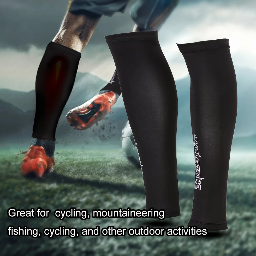 VGEBY1 Color Negro Unisex Summer Sun Protección UV Resistente a Las Mangas de la Pierna para Ciclismo en Bicicleta Senderismo Correr(M)
