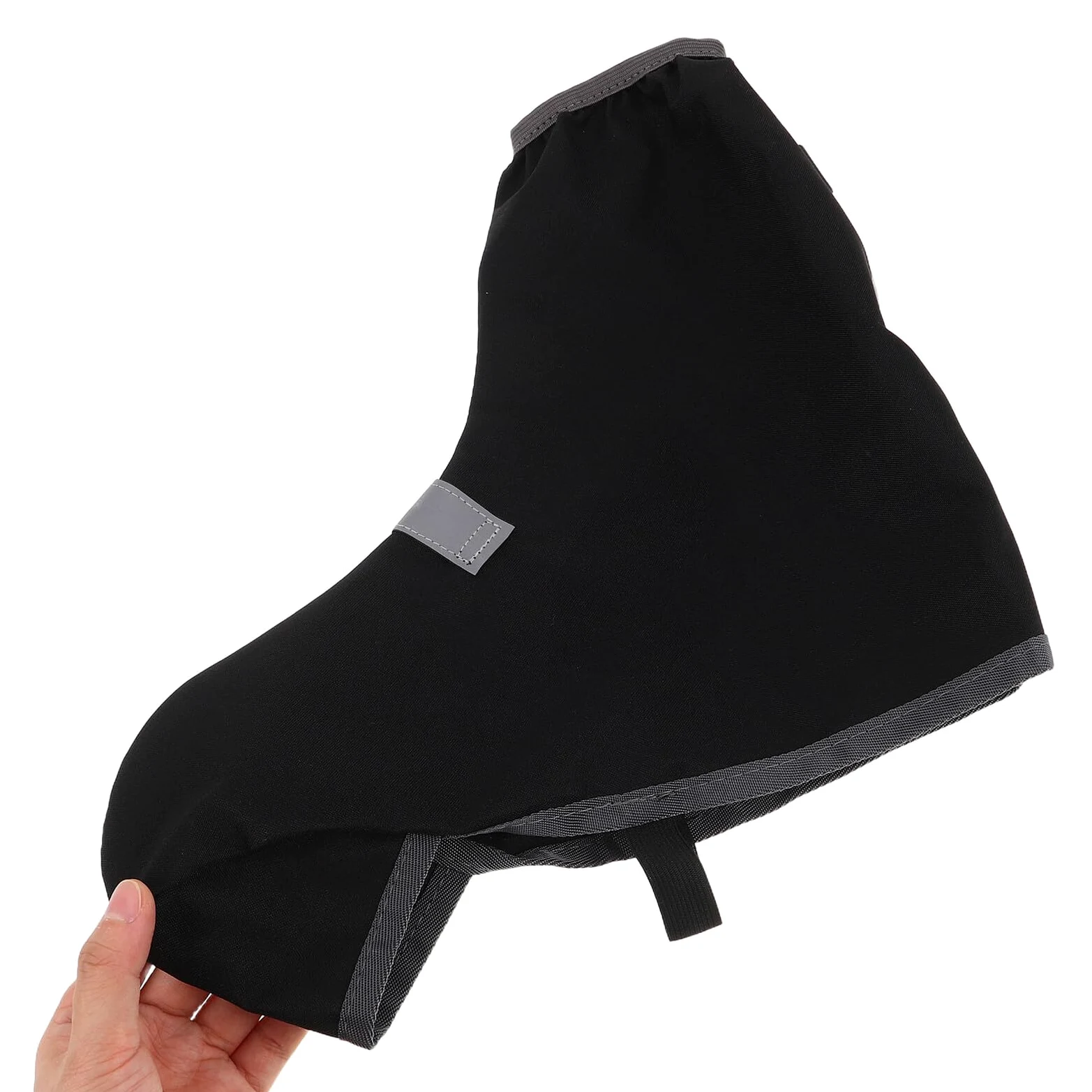 Cubrezapatos Impermeables para Senderismo Polainas Negras Talla L Protección Antideslizante Resistente al Agua para Botas de Montaña Ciclismo y Actividades al Aire Libre 1 Par