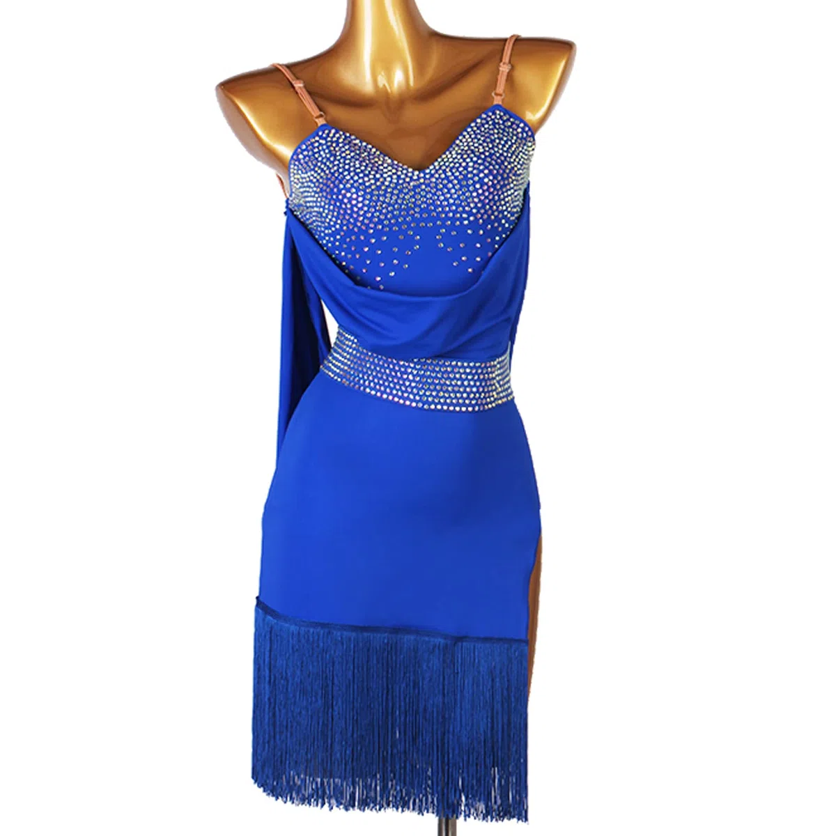 Tirantes Vestido De Baile Latino Flecos De Mujer Cha Cha Disfraces Vestidos De Baile De Salón Faldas De Práctica De Flamenco,G,3XL
