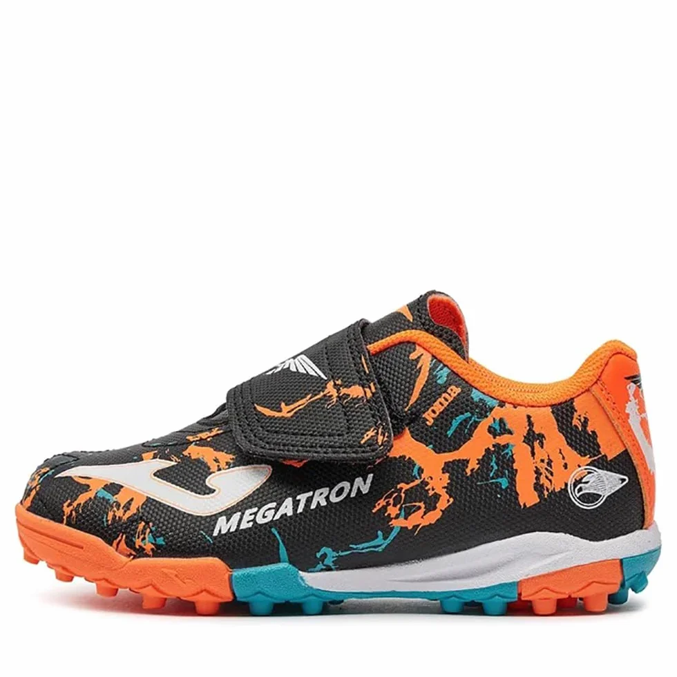 JOMA JOMA - Zapatilla MULTITACO Megatron JR 2401 Negro Turf con Velcro MEJS2401TFV para: Niños Color: Negro Talla: 34