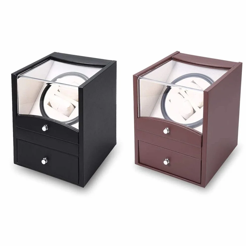 MR Maestro Relojero Vitrina Watch Winder 4 Variedades Rotación Automáticos