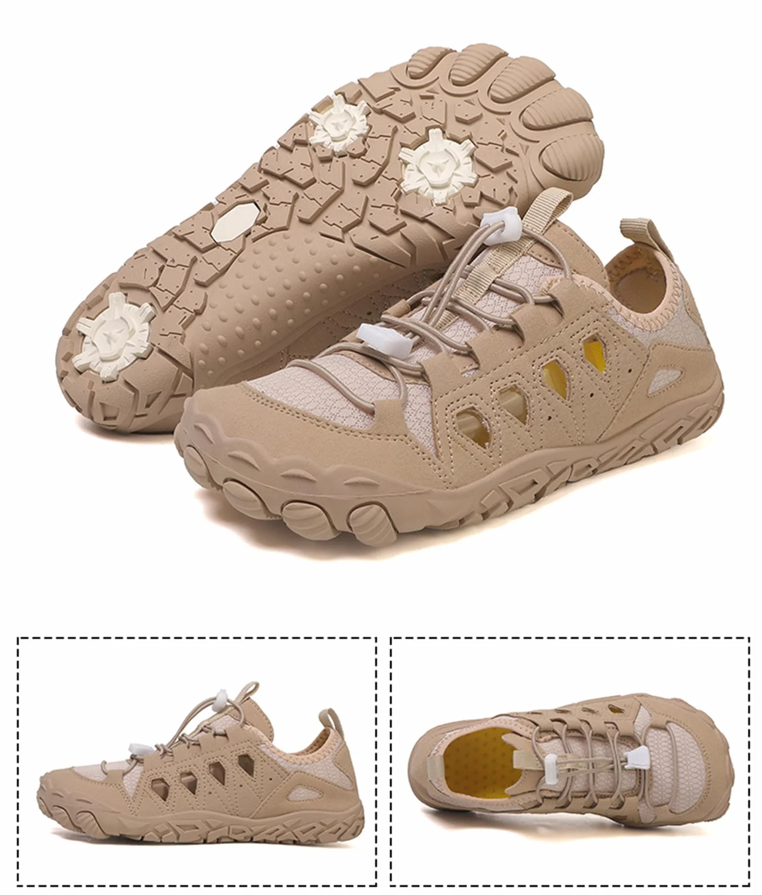 Fansu Zapatos de Agua Antideslizantes para Hombre Mujer Secado Rápido Transpirable Calzado Acuático