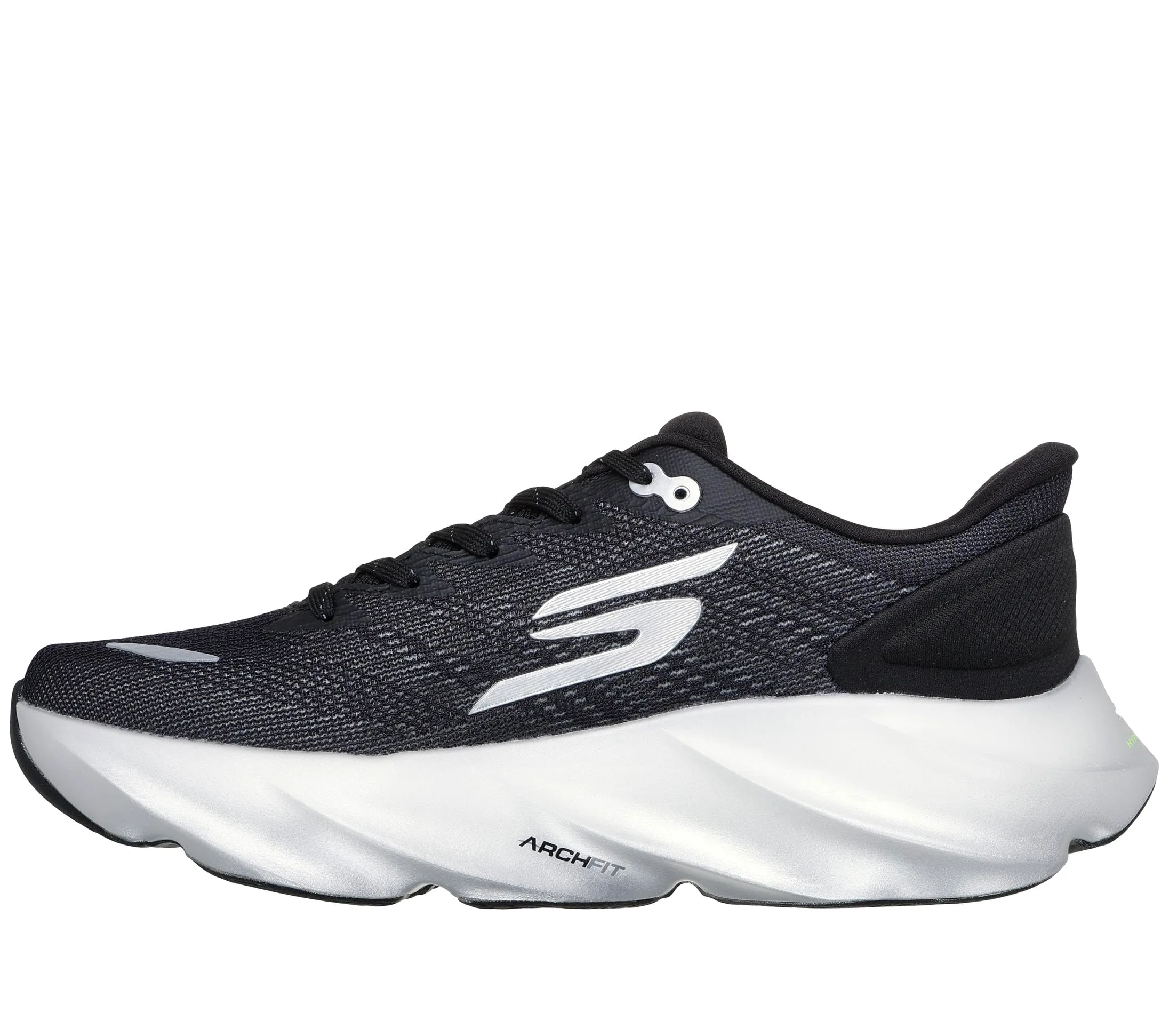 Skechers Aero Burst - Zapatillas para Hombre, Negro/Blanco, 44 EU