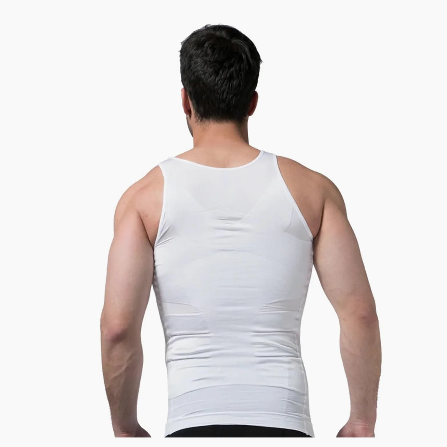 Camiseta CompresióN Hombre 2 uds., ropa moldeadora de cuerpo adelgazante for hombre, corsé, chaleco, camisa de compresión for barriga, Fitness, faja, ropa interior, Control, chaleco deportivo de cintu