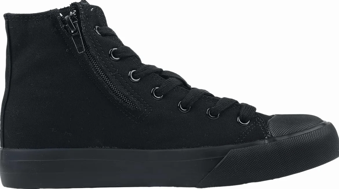 Black Premium by EMP Unisex Zapatillas Negras con Cremallera