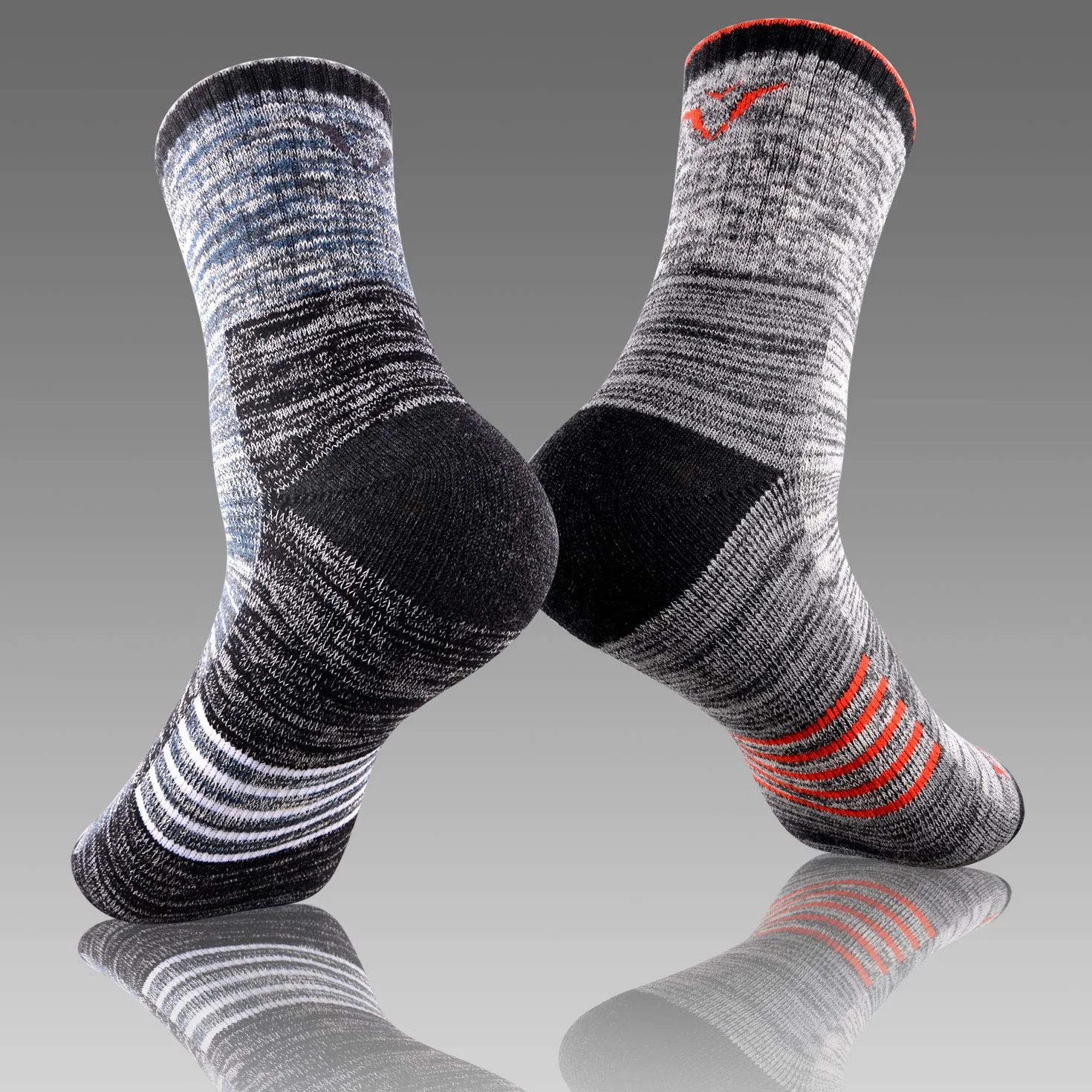 FEIDEER Calcetines de senderismo para hombre, multipack de calcetines de recreación al aire libre