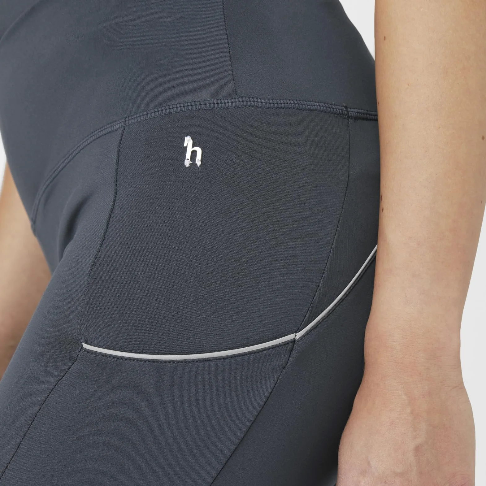 HORZE Mallas de Equitación Funcionales con Refuerzo de Rodilla y Cintura Trasera Alta para Mujer Nicki, Azul, 36