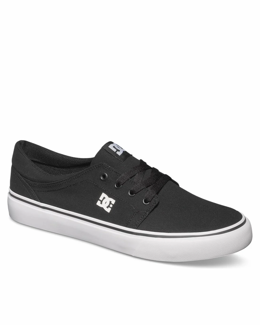 DC Shoes Trase Tx - Shoes For Men Zapatillas de Skateboard para Hombre, Black White, 41 EU