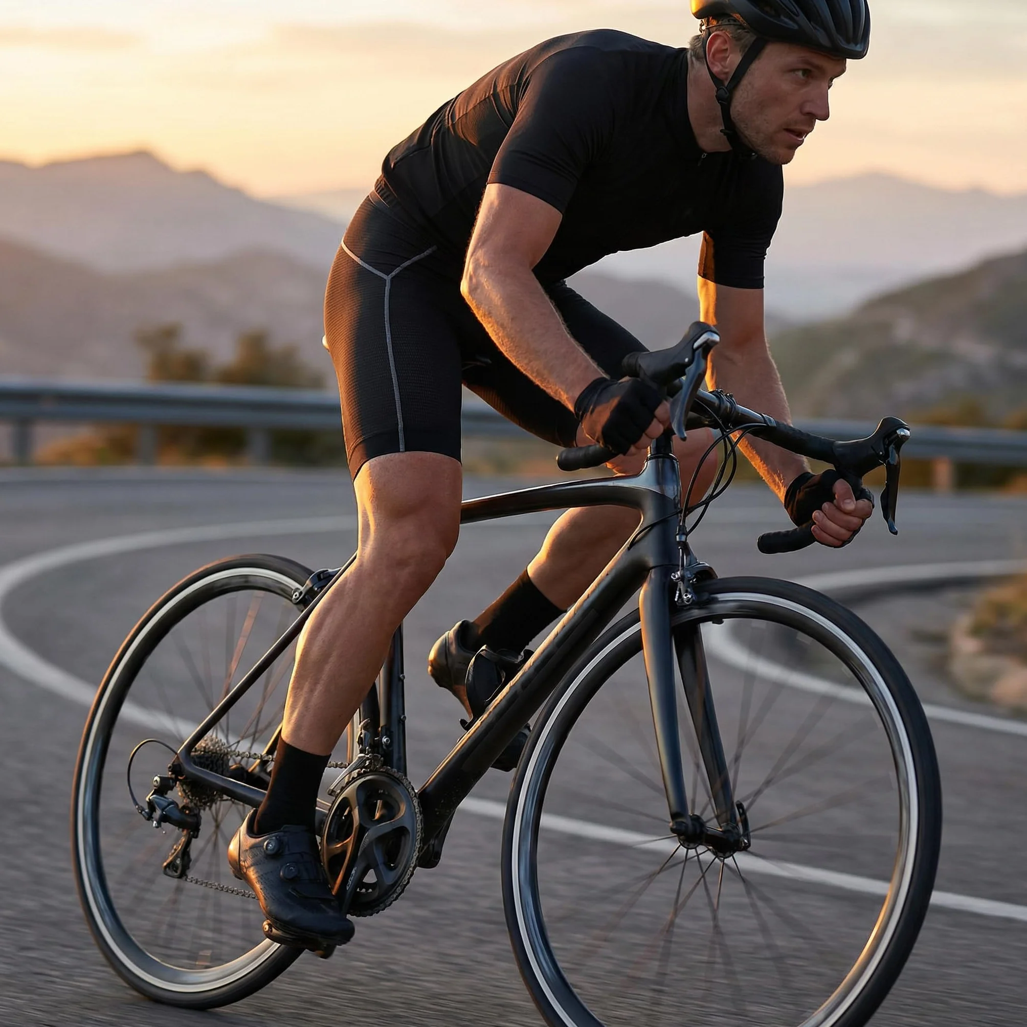 Culotte Ciclismo Hombre Acolchado Bicicleta MTB Pantalon Ciclista para Ropa Secado Rápido Alta Elasticidad