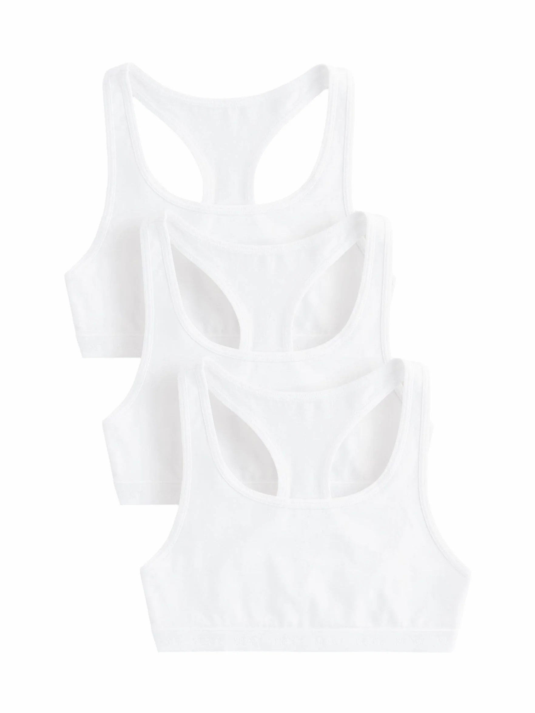 NEXT Niñas Pack de 3 Tops Cortos con Espalda de Nadador