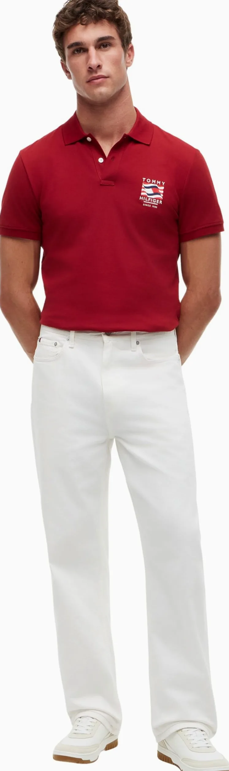 Tommy Hilfiger TH Basket Core Leather Suede Mix Fm0fm05881, Parte Superior Baja Hombre