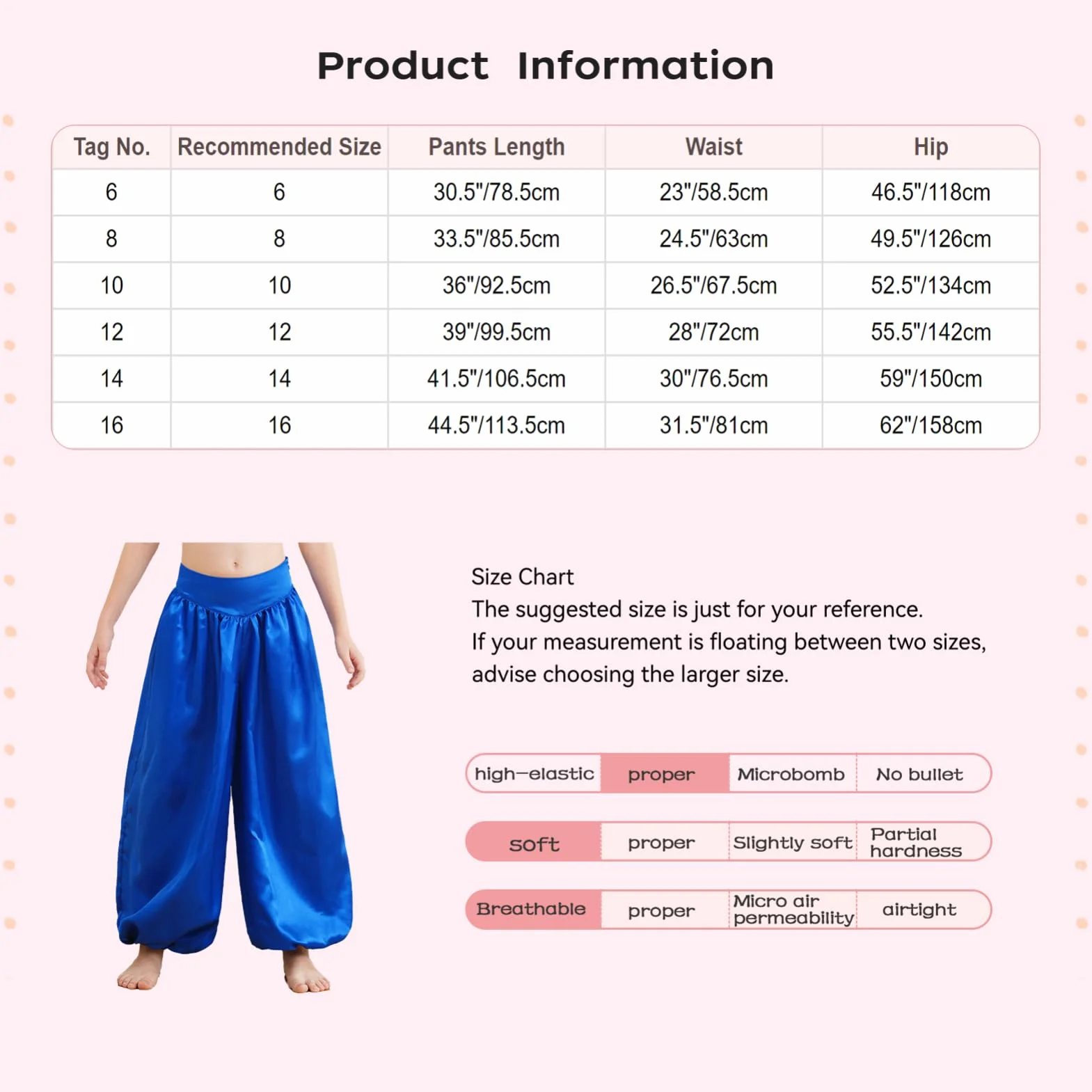 IEFIEL Pantalones Bombachos Árabes para Disfraz Aladino Niños Danza del Vientre 5-16 Años