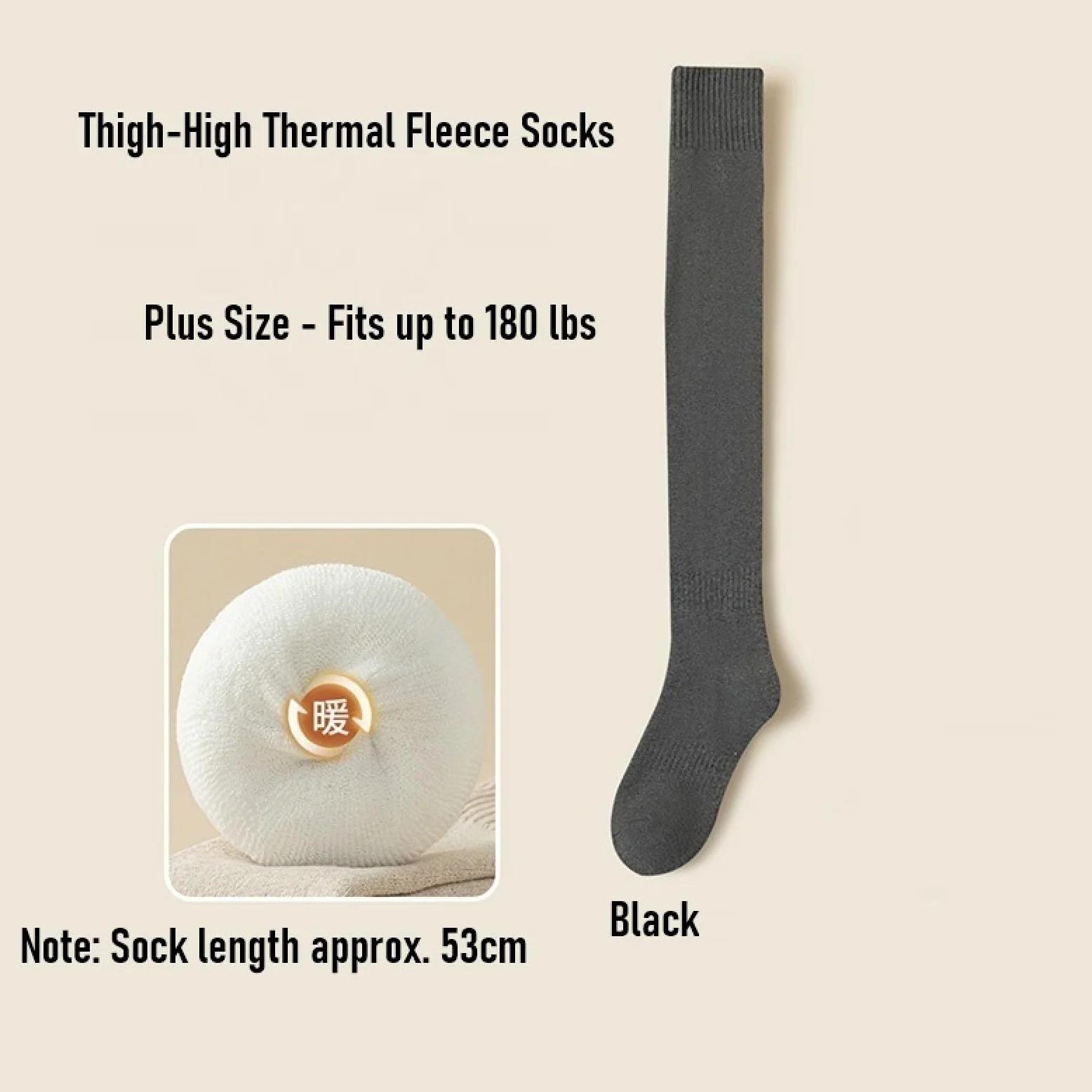 3 Pares De Calcetines Más Anchos Y Más Grandes,Medias Para Botas, Calcetines Hasta El Muslo,Punto De Algodón Extralargo, Cálido, Grueso,Alto,Largo,Calentadores De Piernas Para Mujer,