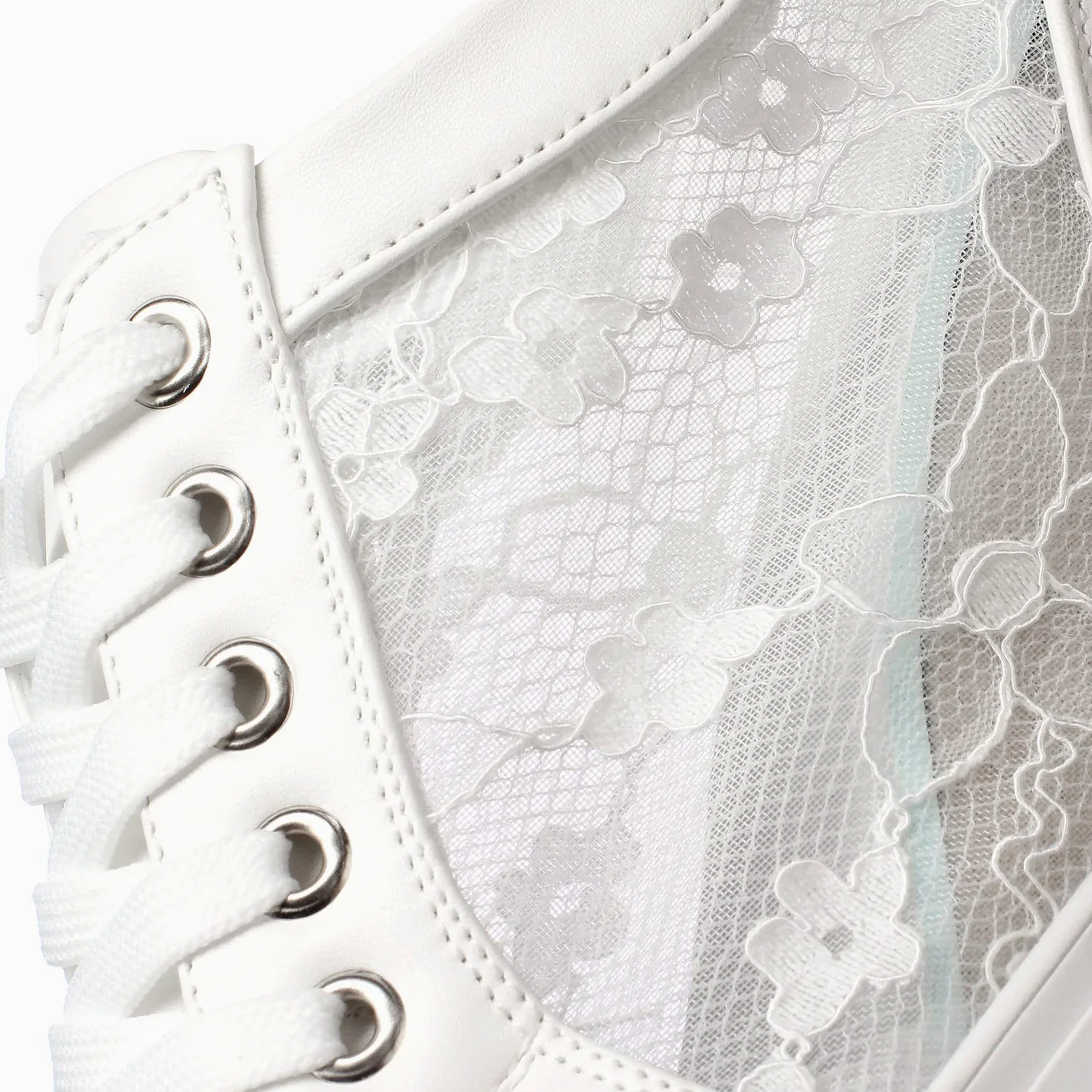 Mujer Oculto Cuñas Plataforma Elegante Deportivos Zapatillas Zapatos Casuales Cordones