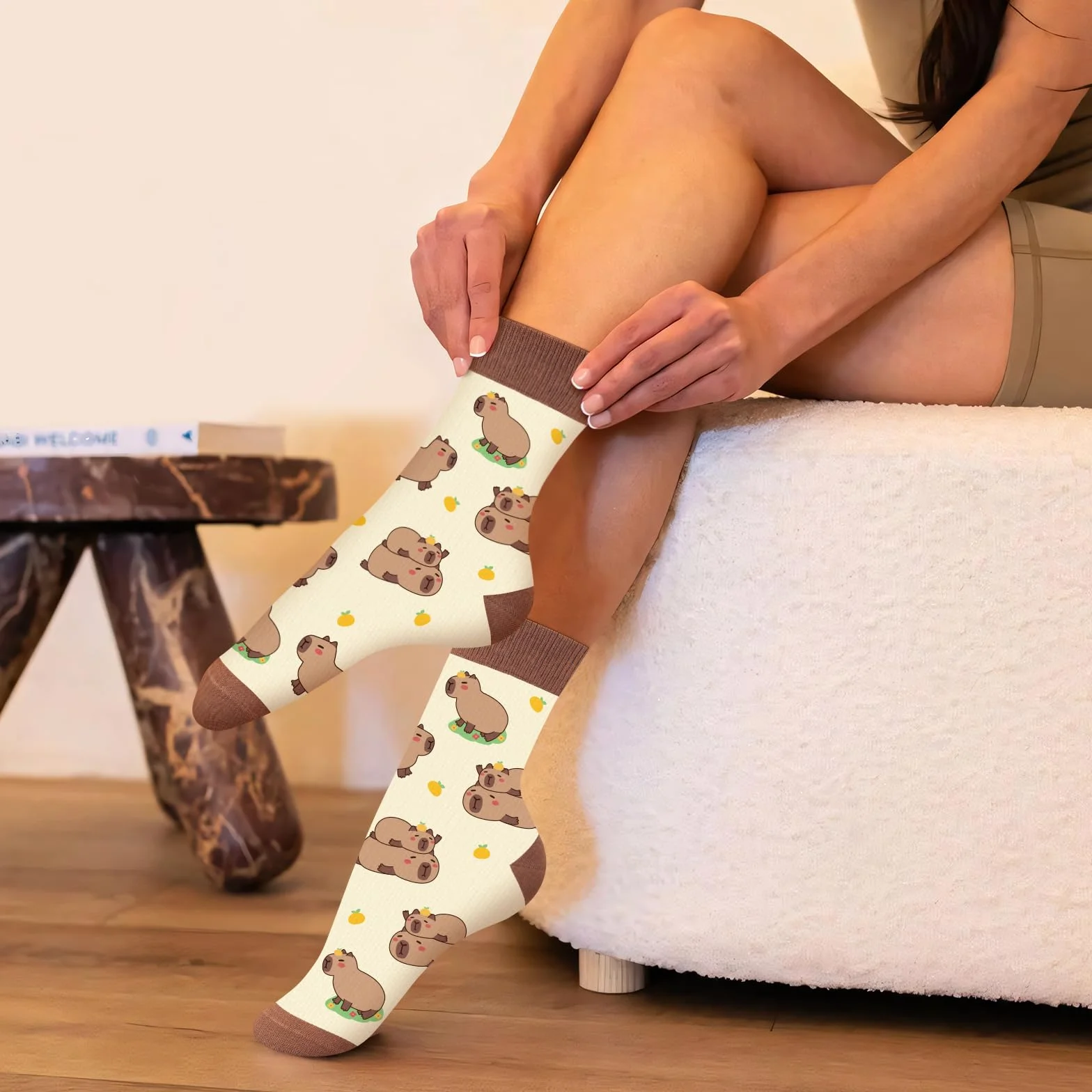 AGRIMONY Calcetines Divertidos Mujer Animales-Regalos Navidad Cumpleaños