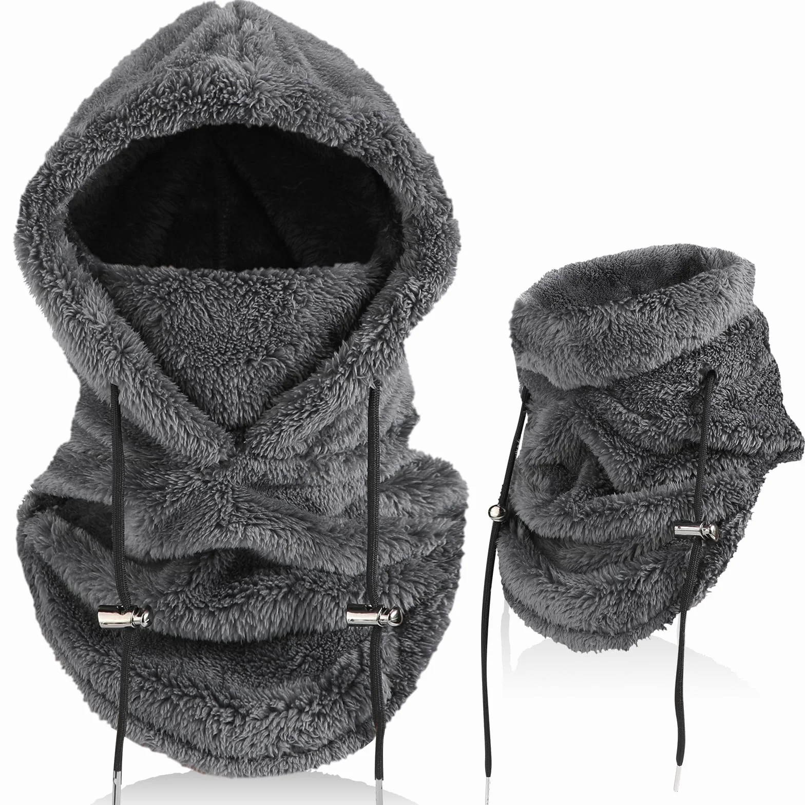 Pasamontañas Térmicos de Invierno, Multifuncional Prueba de Viento Cálido Máscara De Esquí, Mascarilla Moto Térmica Forro Polar, Gorro Cálido Invierno para Mujeres Hombres Deportes Aire Libre